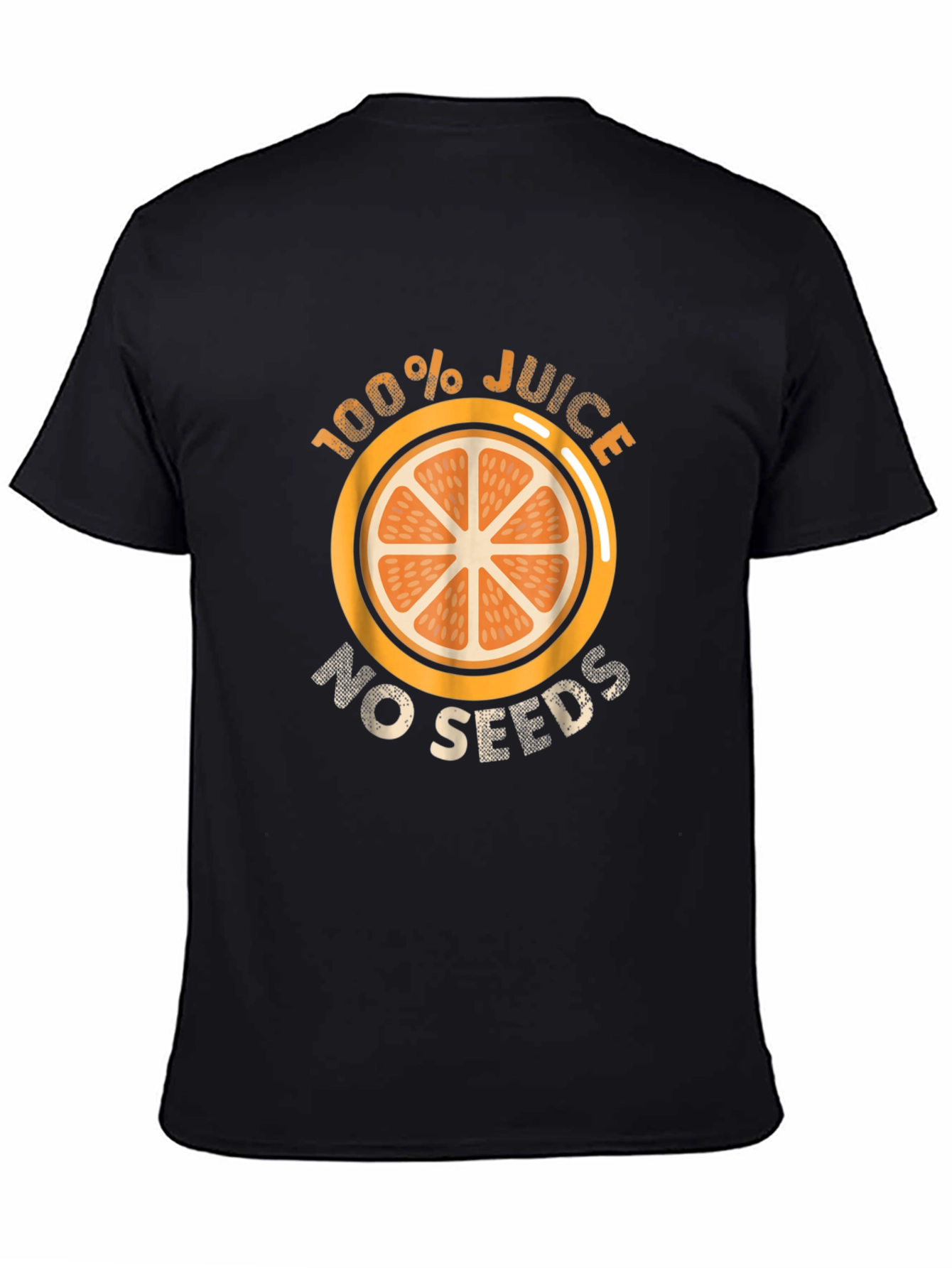 Black 100% Juice No Seeds Graphic Tee - Unisex view 4