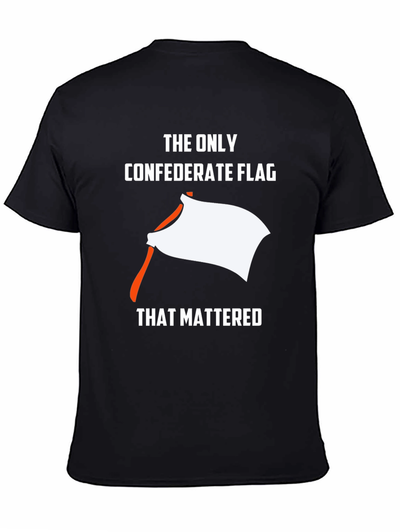 Black Confederate Flag Parody T-Shirt view 4
