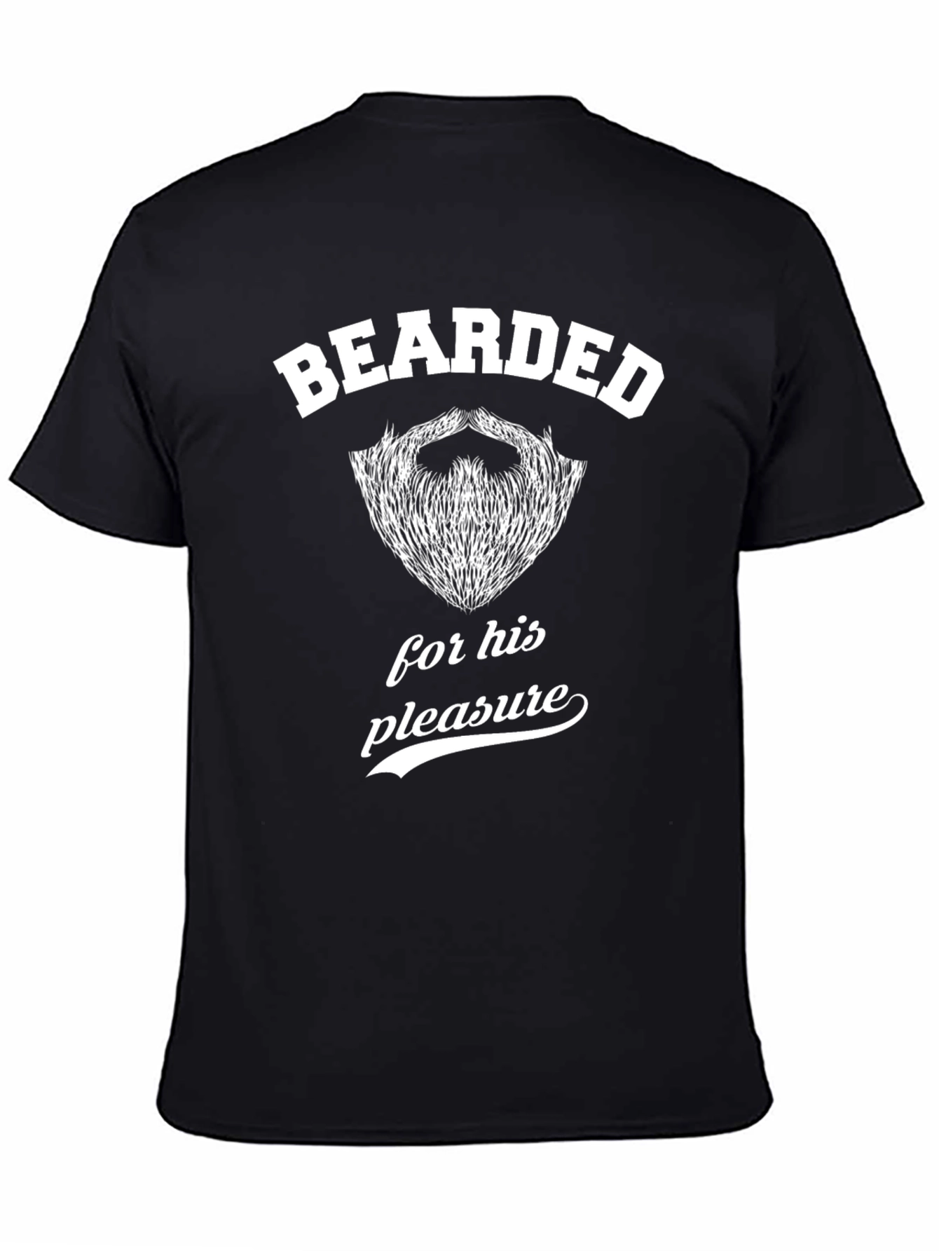 Black Bearded for His Pleasure Graphic T-Shirt view 4