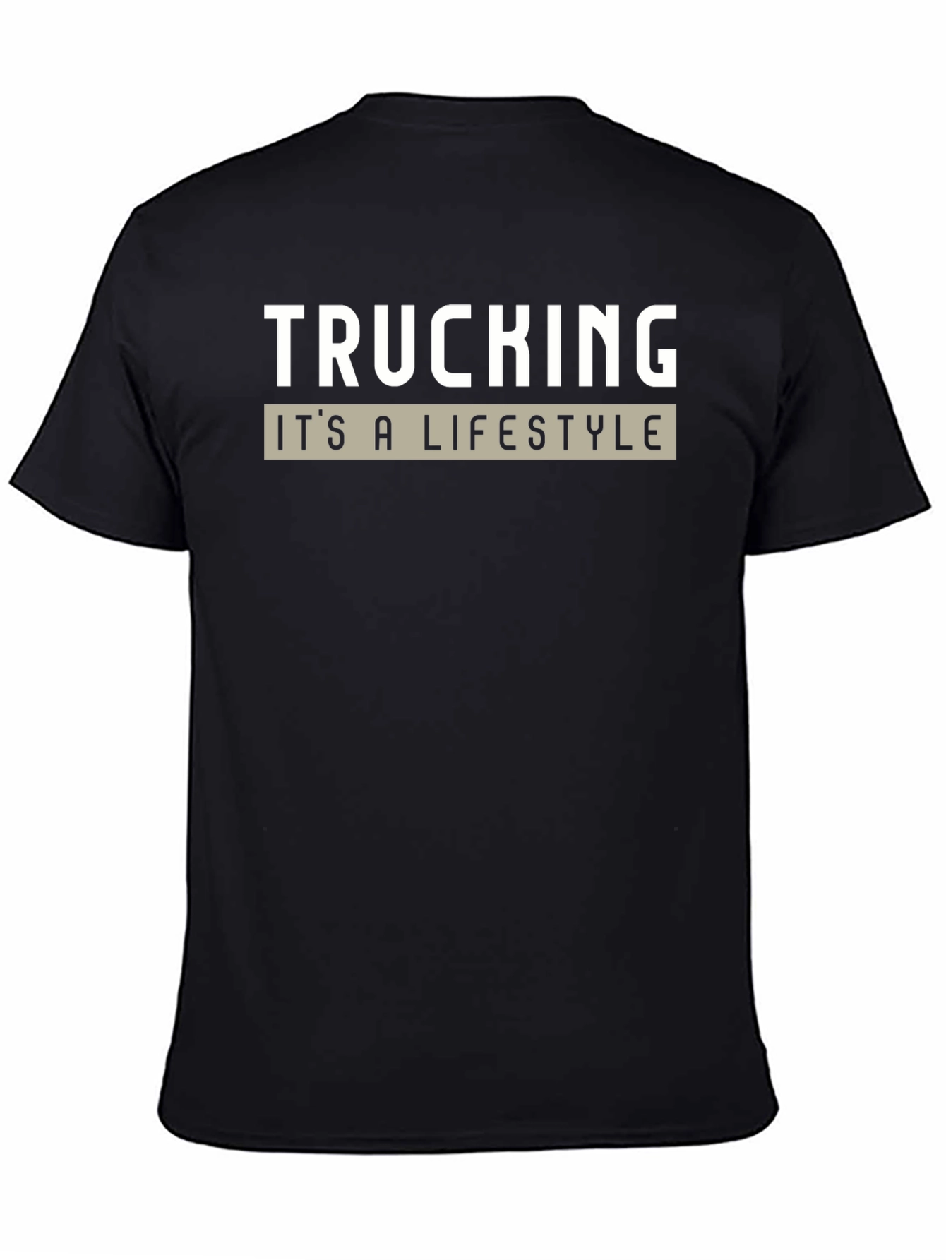 Black Trucking: It's a Lifestyle T-Shirt view 4