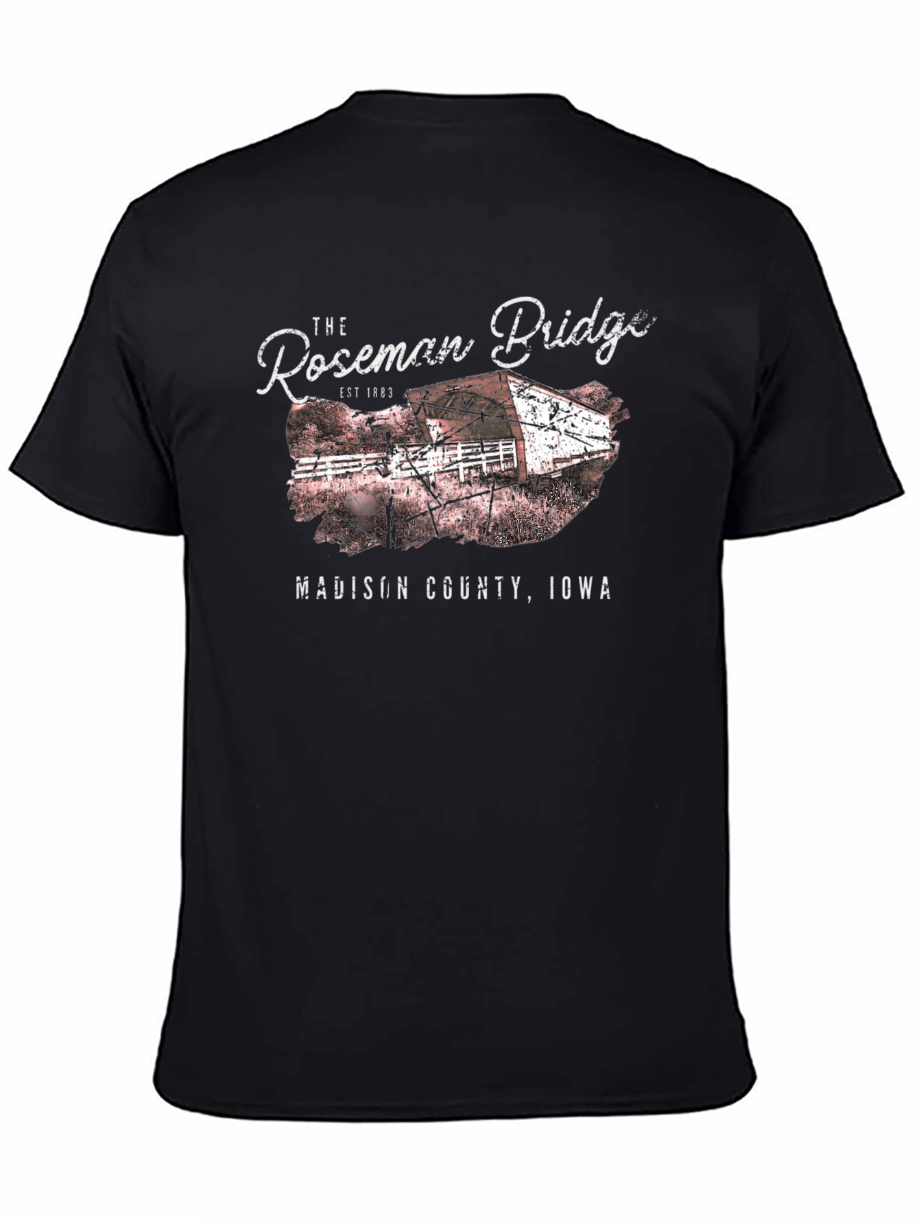 Roseman Bridge Iowa Graphic Tee - 4