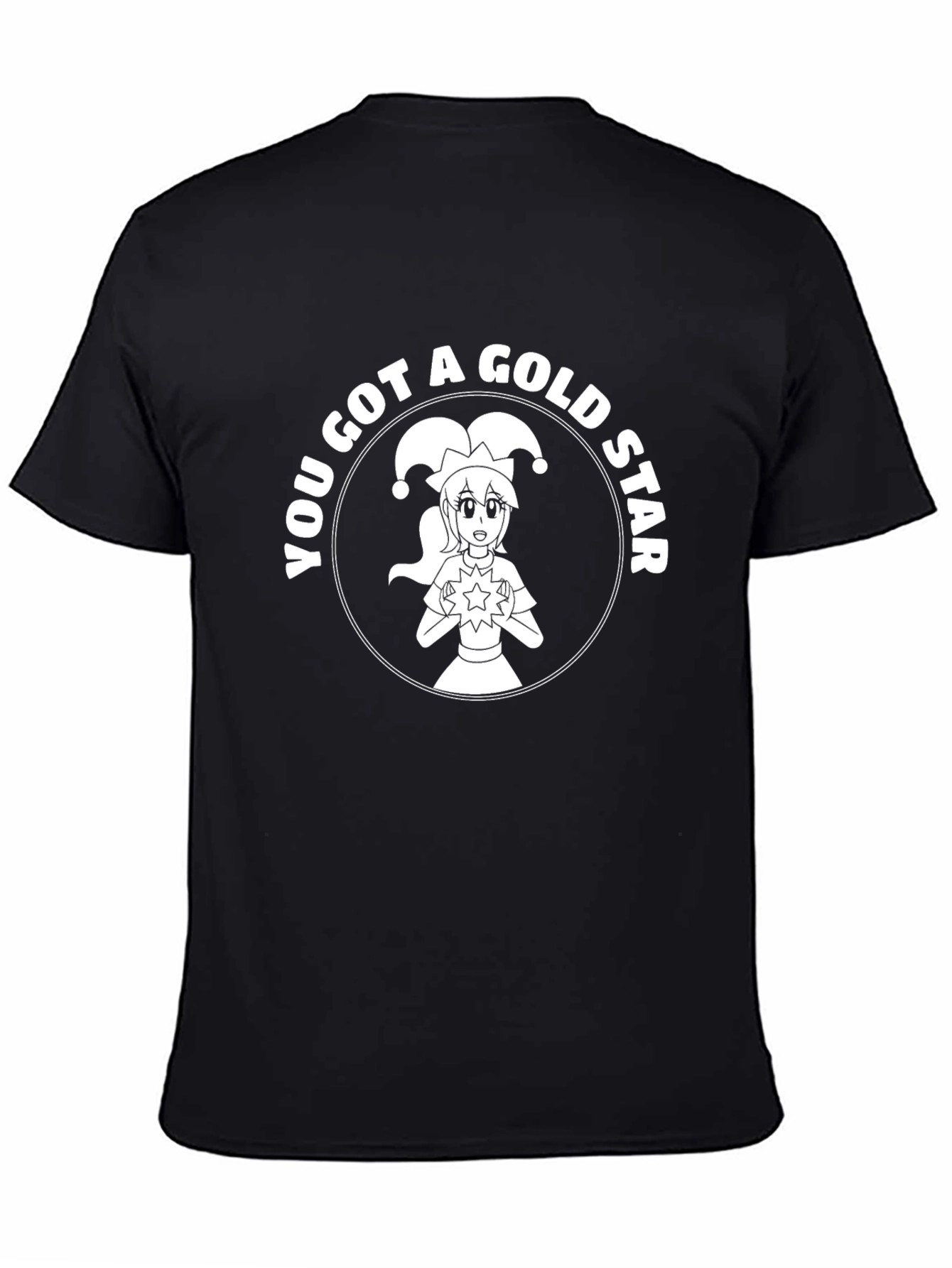 Black You Got a Gold Star Graphic Tee view 4