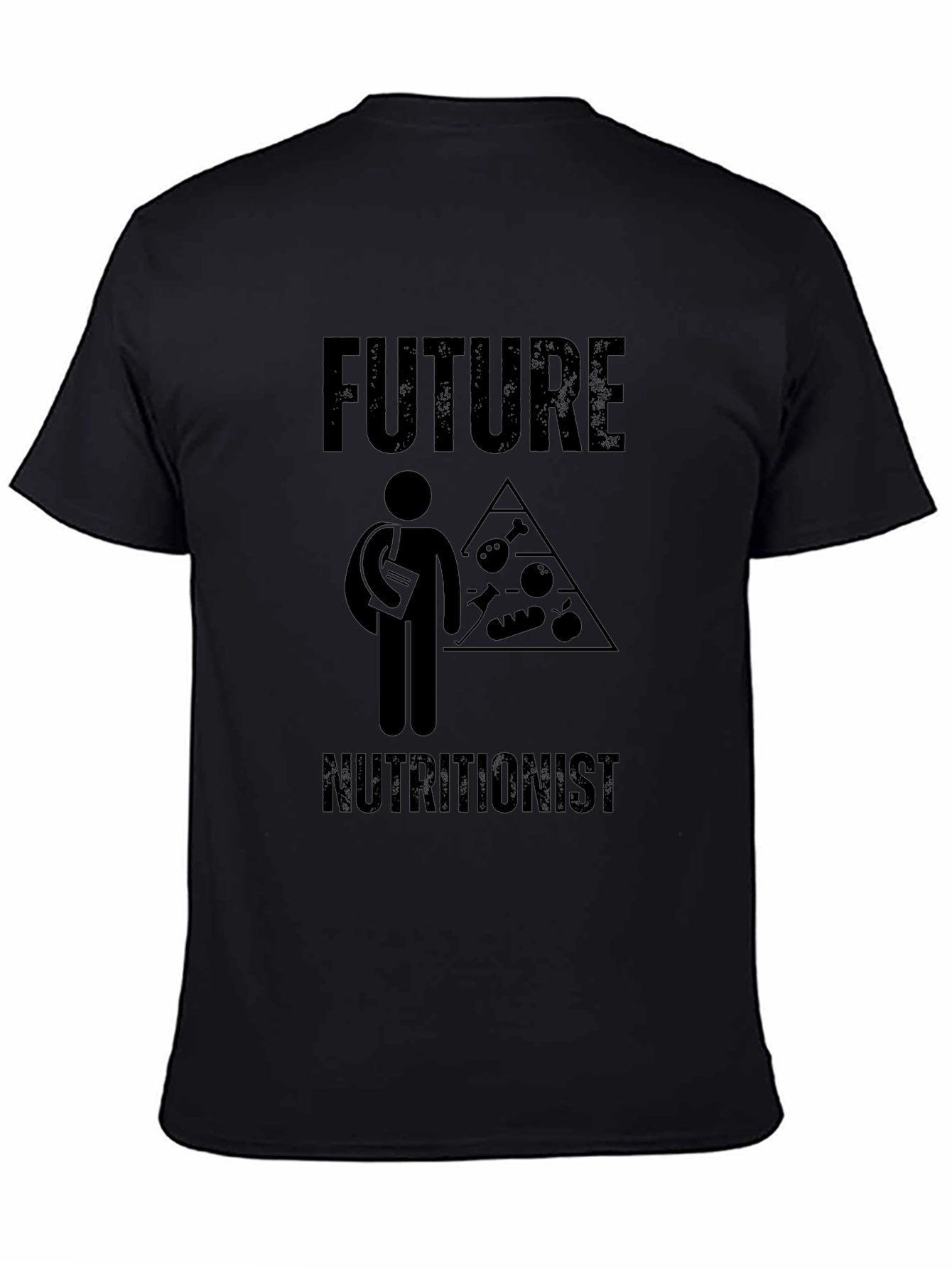 Future Nutritionist Black T-Shirt - 4