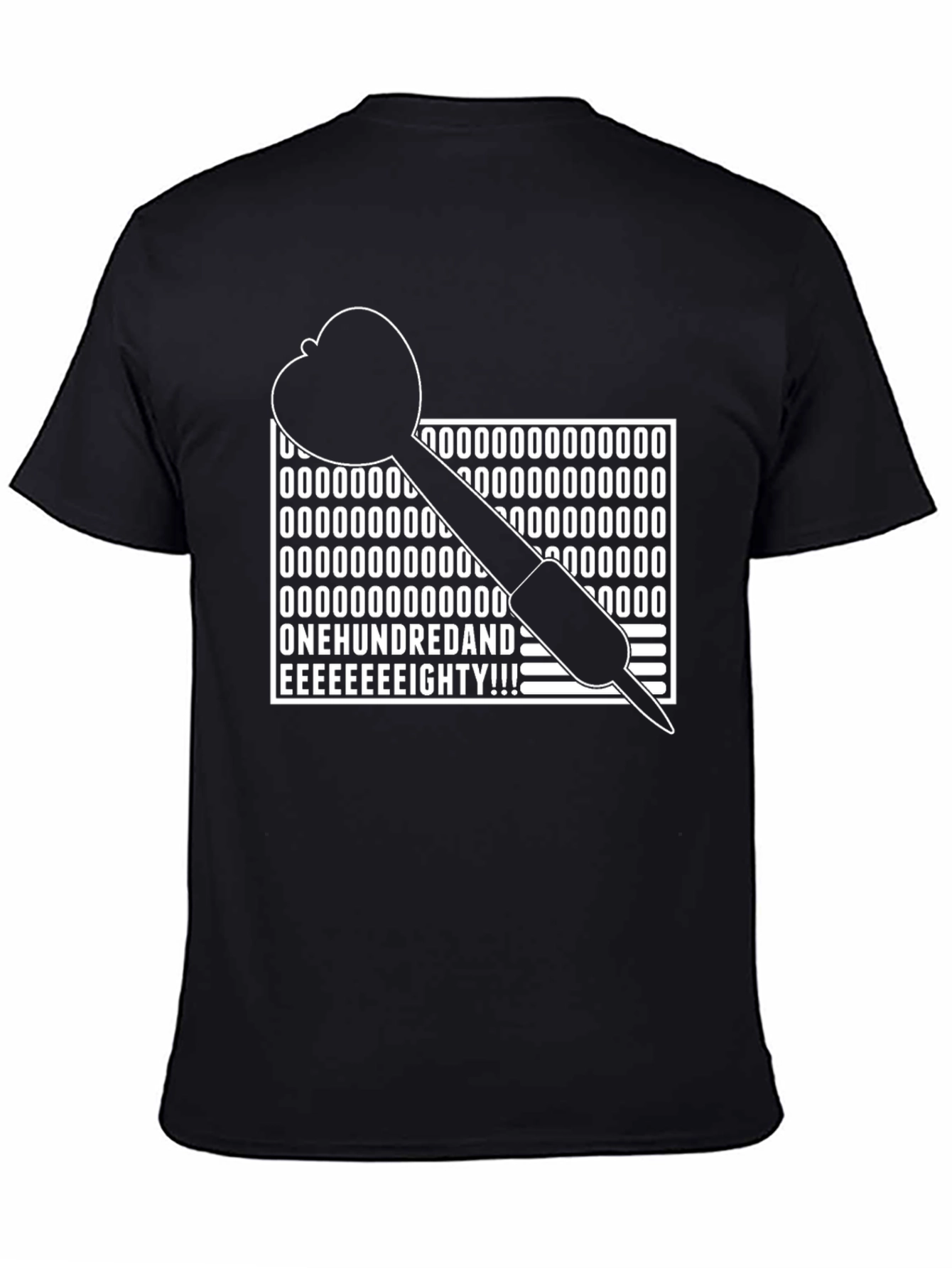 Black One Hundred and Eighty Dart T-Shirt view 4