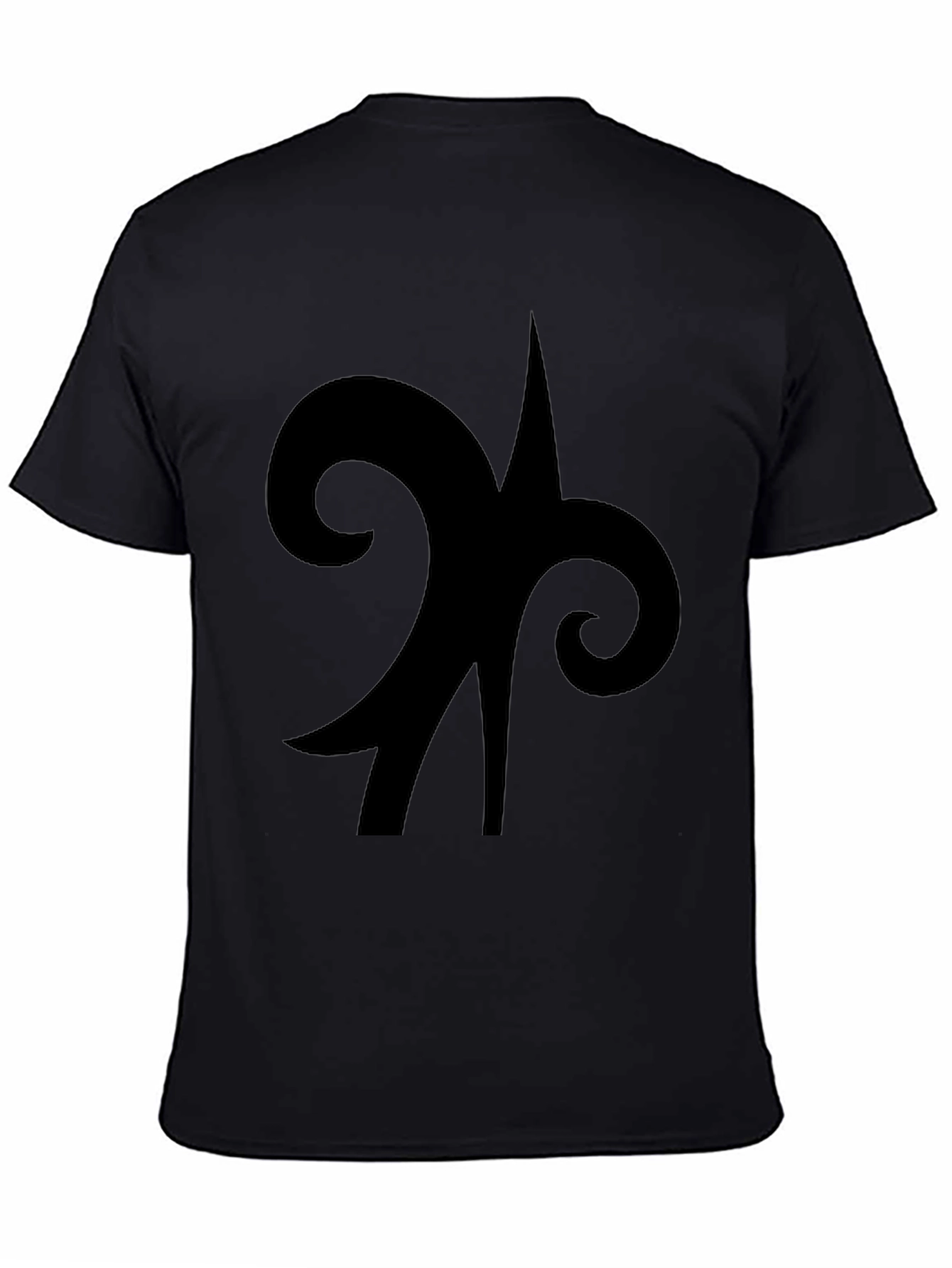 Black Black Symbol Graphic Tee - Casual Cotton Comfort view 4