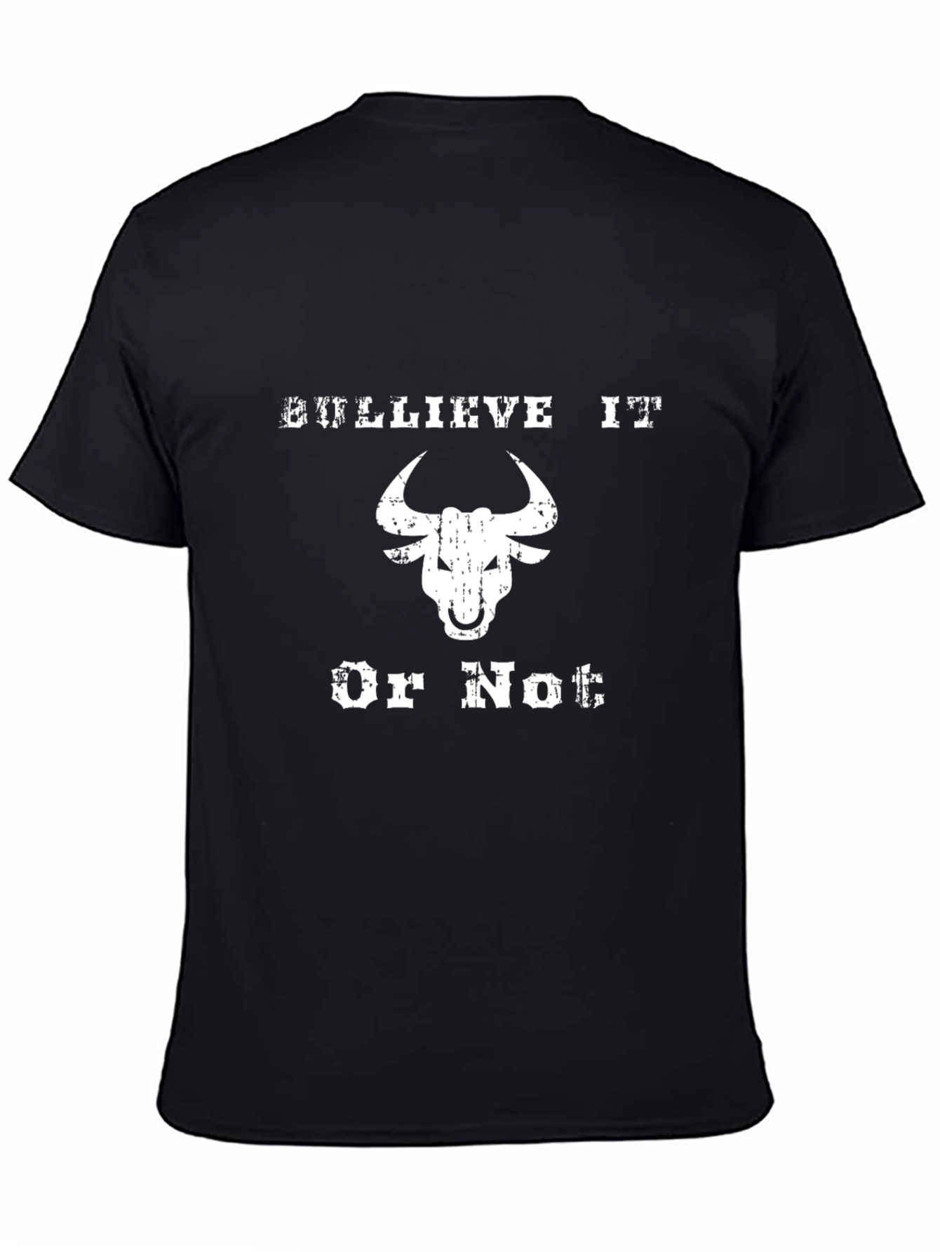 Black Bullieve It Or Not Graphic Tee view 4
