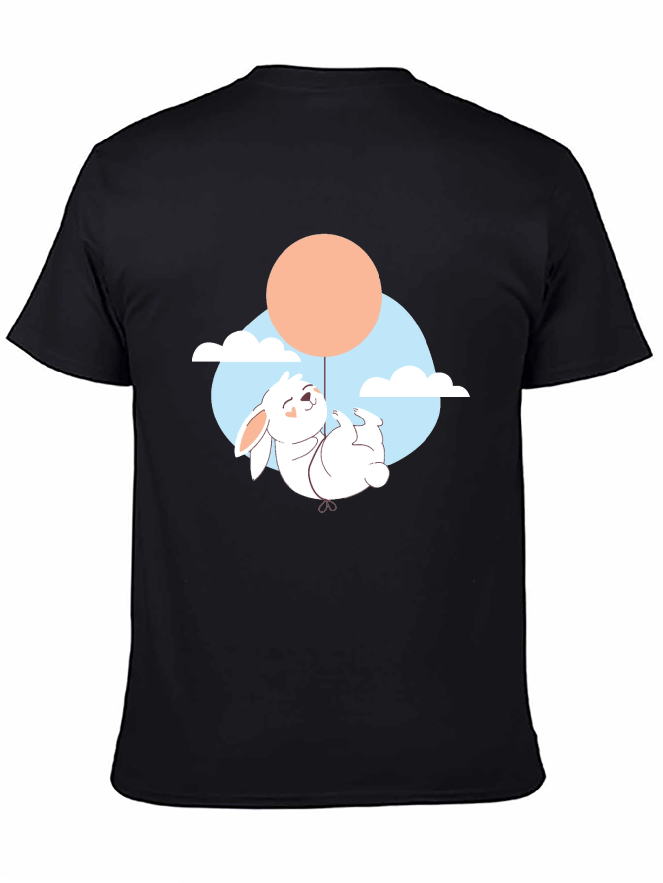 Black Rabbit Balloon Graphic Tee view 4