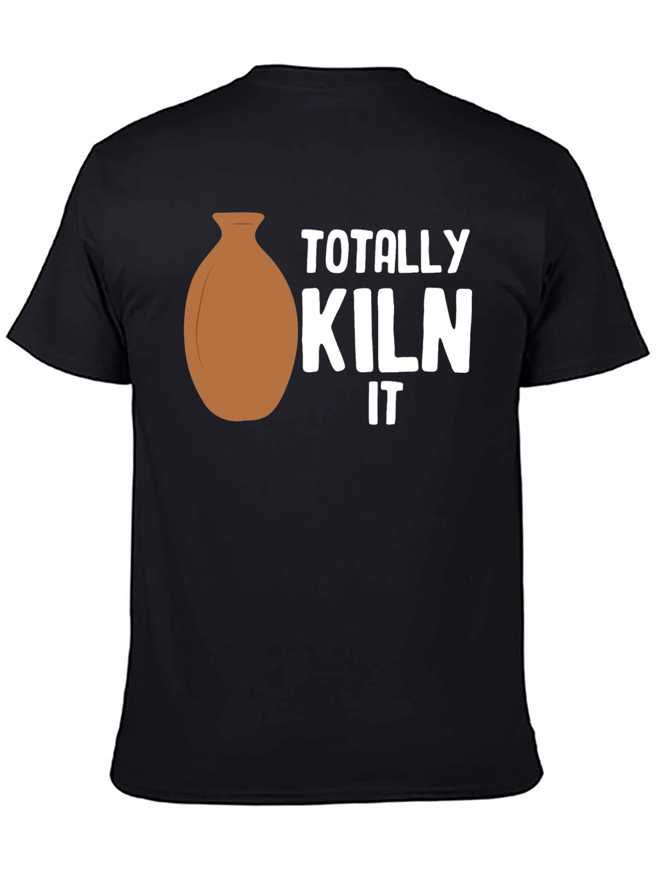 Black Totally Kiln It Pottery T-Shirt view 4