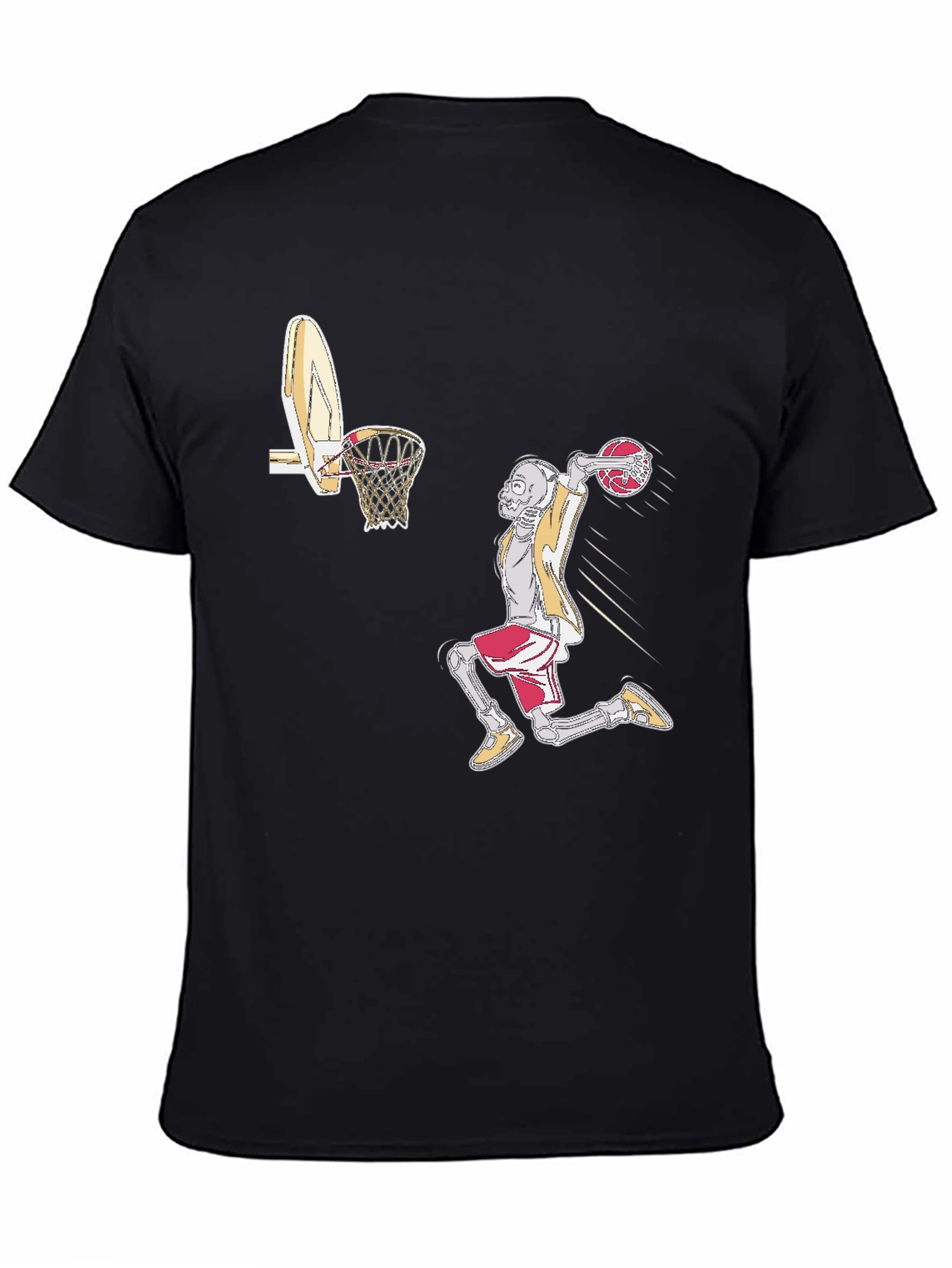 Black Skeleton Dunk T-Shirt view 4