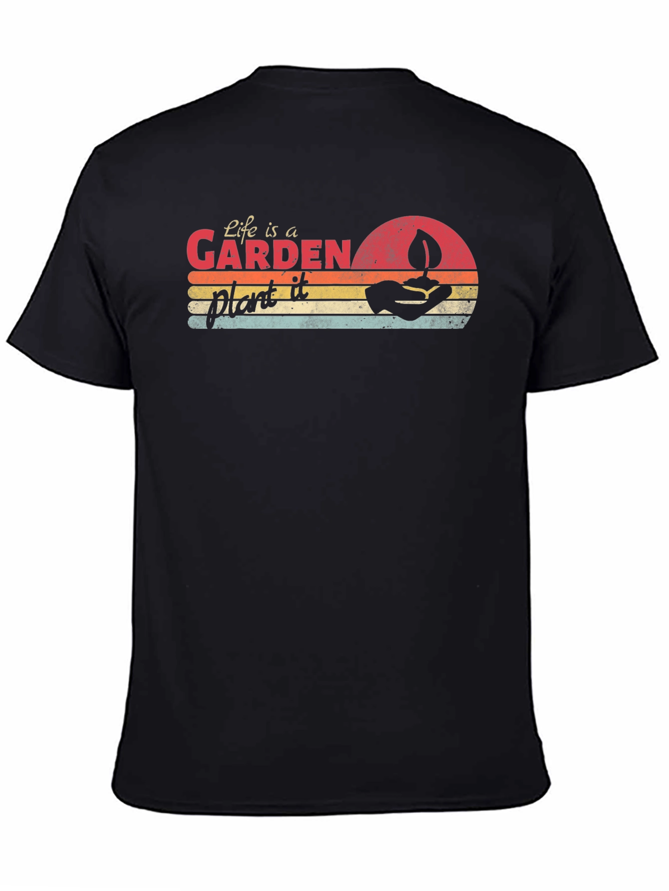 Black Life is a Garden Plant It Tee view 4