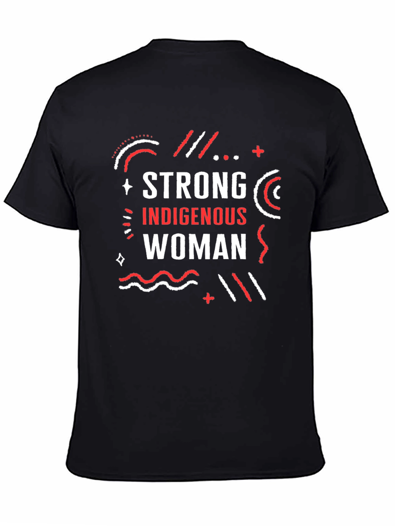 Black Strong Indigenous Woman Graphic Tee view 4
