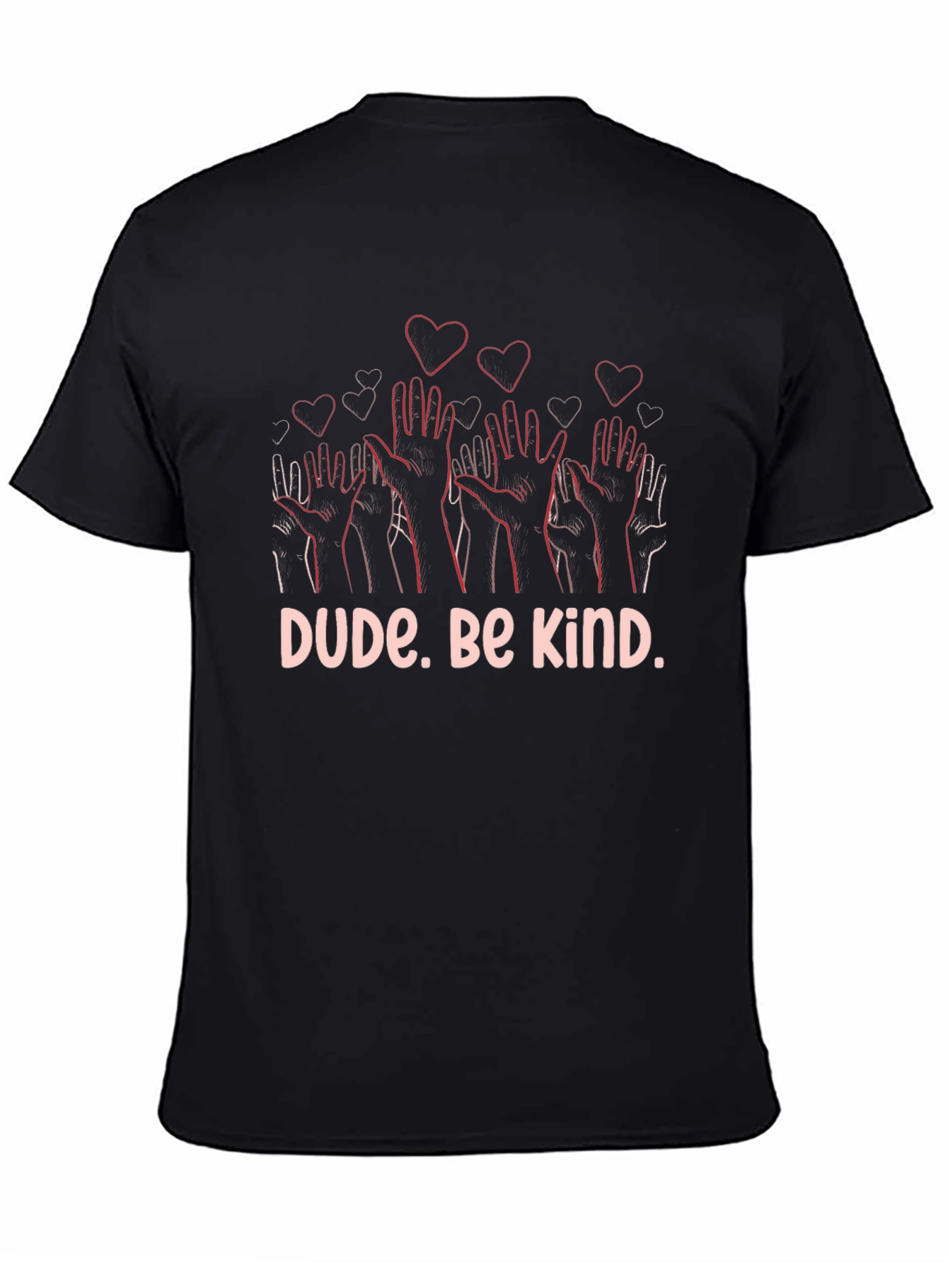 Black Dude. Be Kind. Graphic Tee view 4