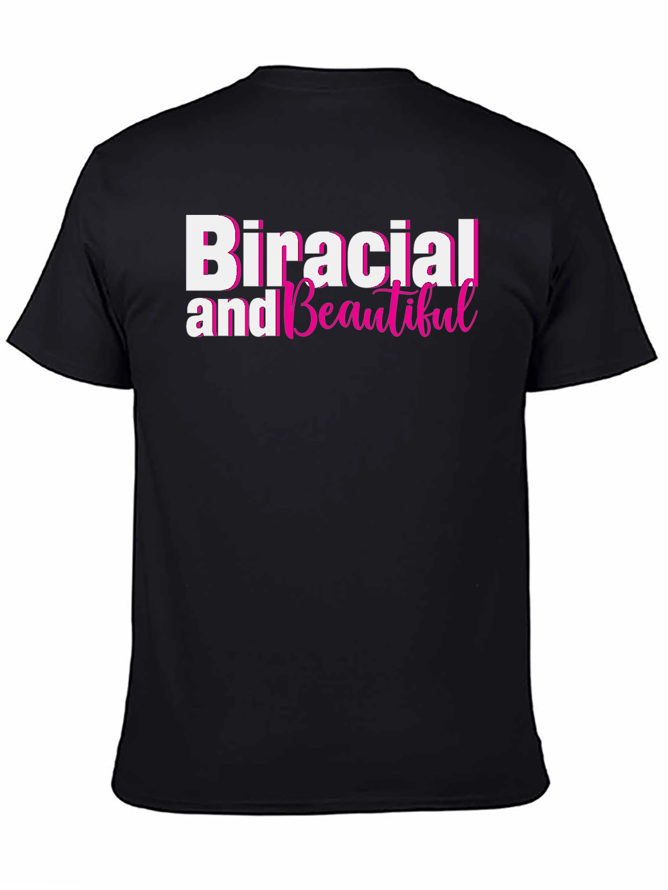 Black Biracial and Beautiful Black T-Shirt view 4