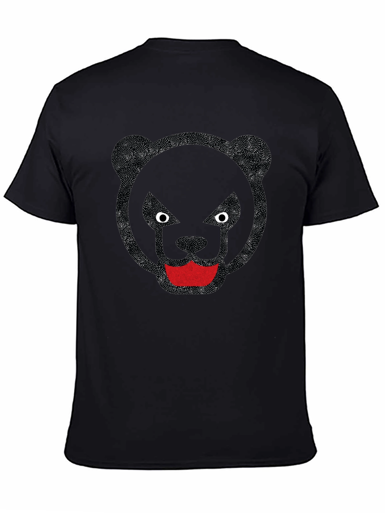 Black Bear Graphic Black T-Shirt view 4