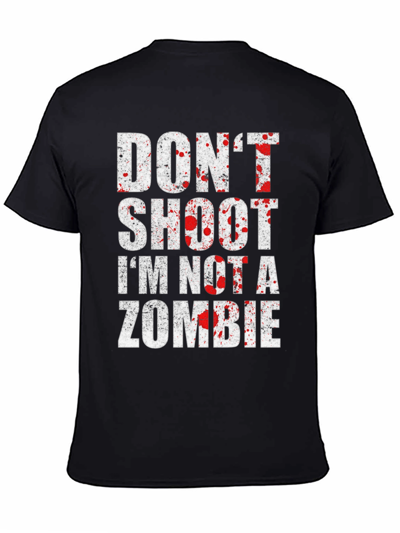Black Don't Shoot Zombie Graphic Tee view 4