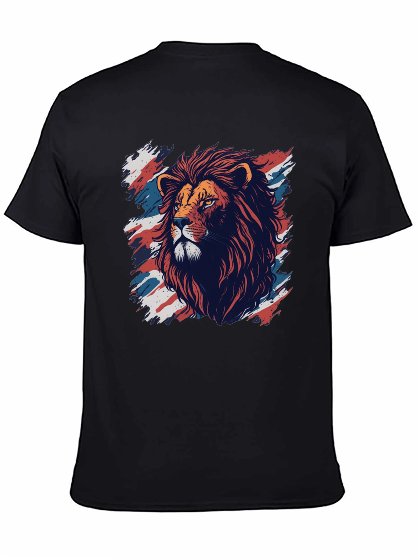 Black Lion Graphic T-Shirt - Bold Artistic Design view 4