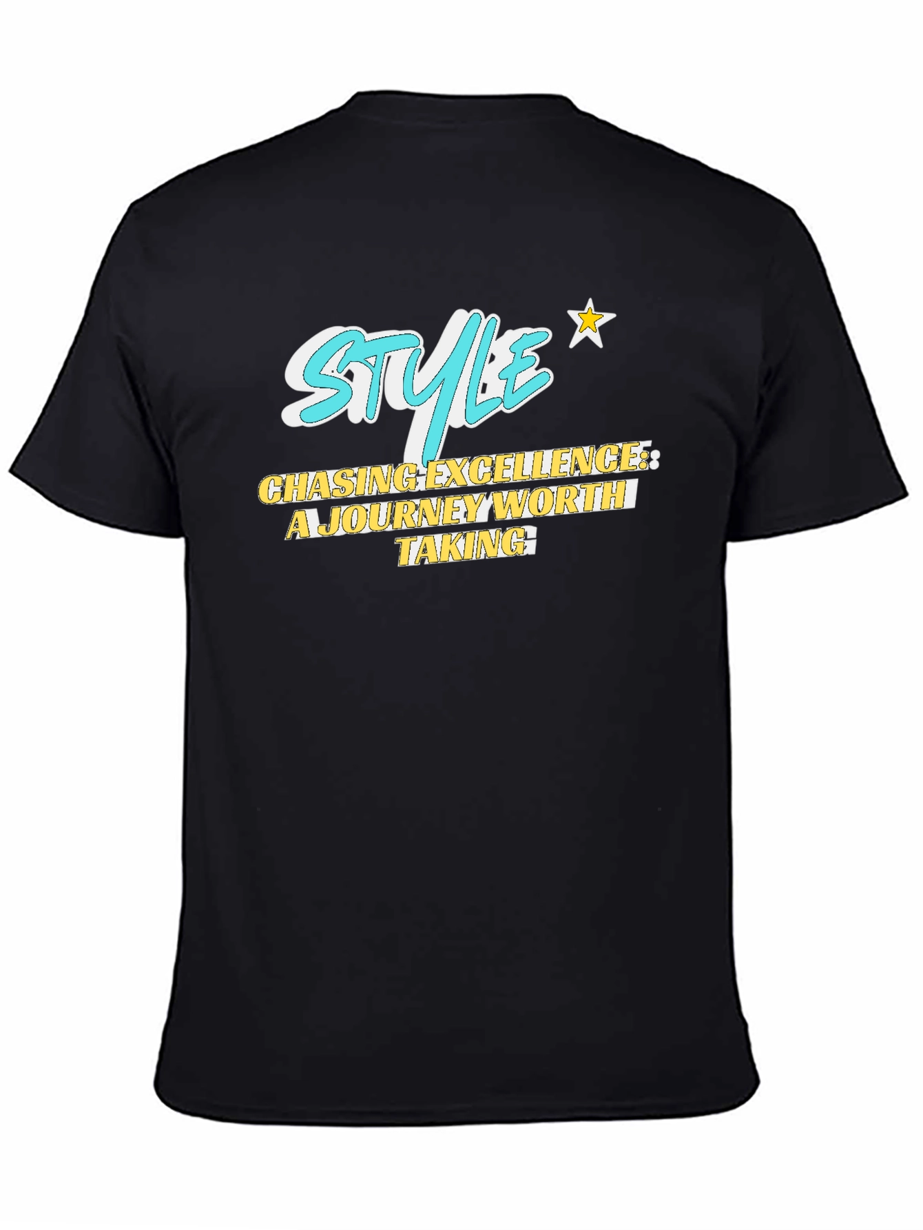 Style Chasing Excellence Graphic T-Shirt - 4