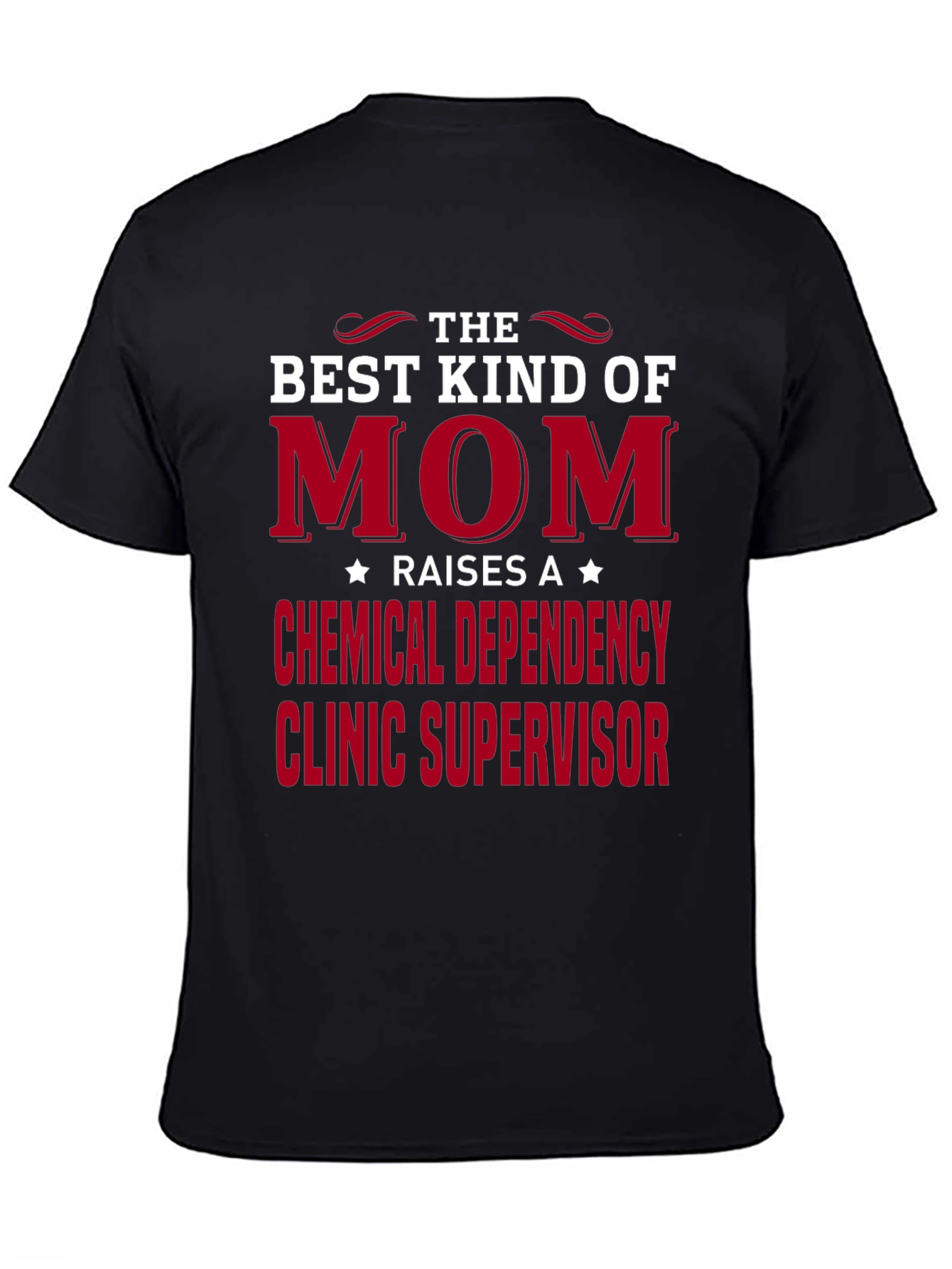 Black Best Kind of Mom T-Shirt view 4
