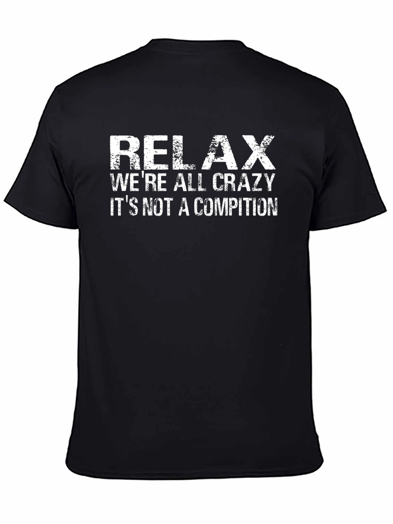 Black Relax Crazy Competition T-Shirt - Menswear view 4