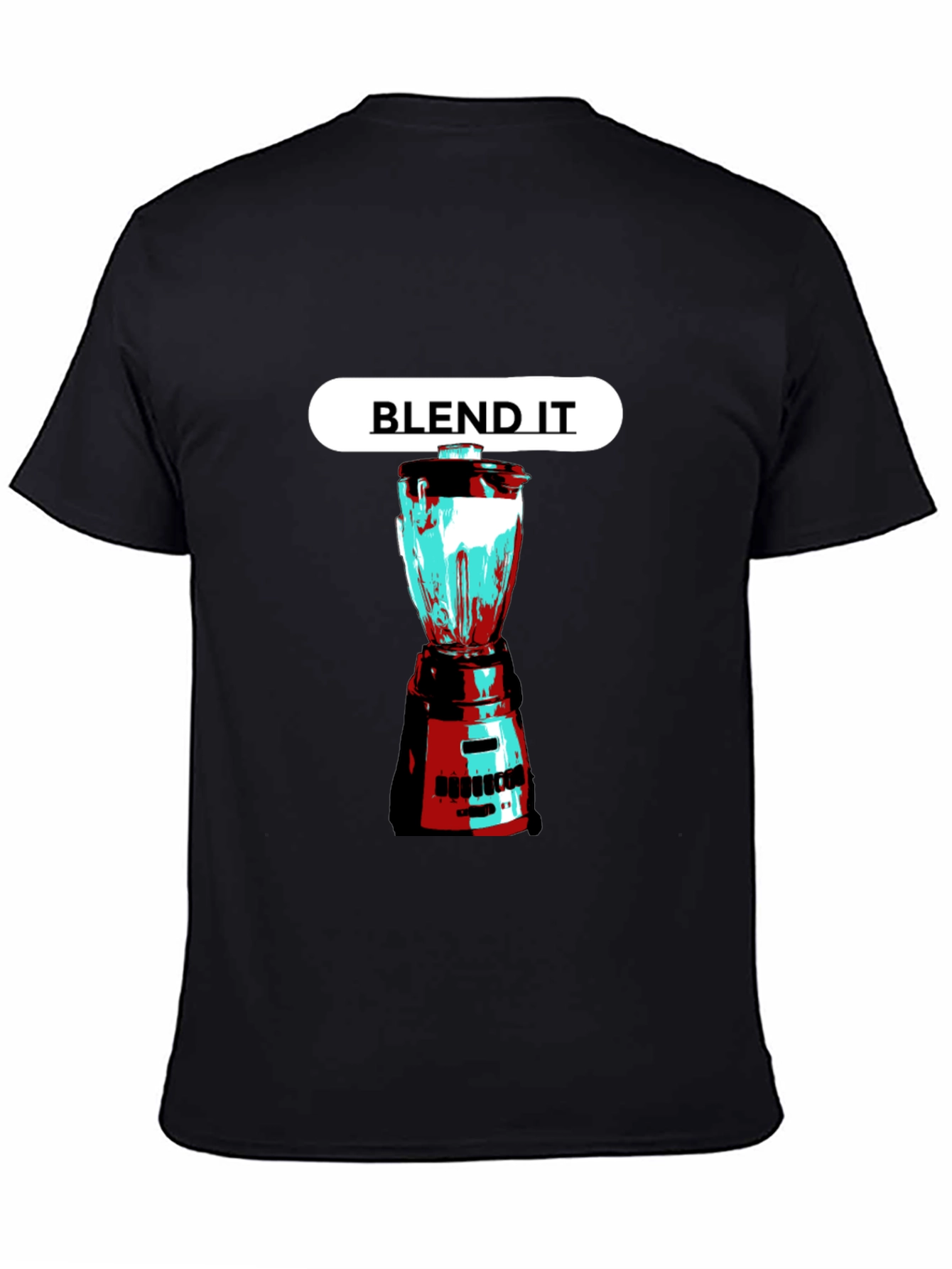 Black Blend It Graphic T-Shirt view 4