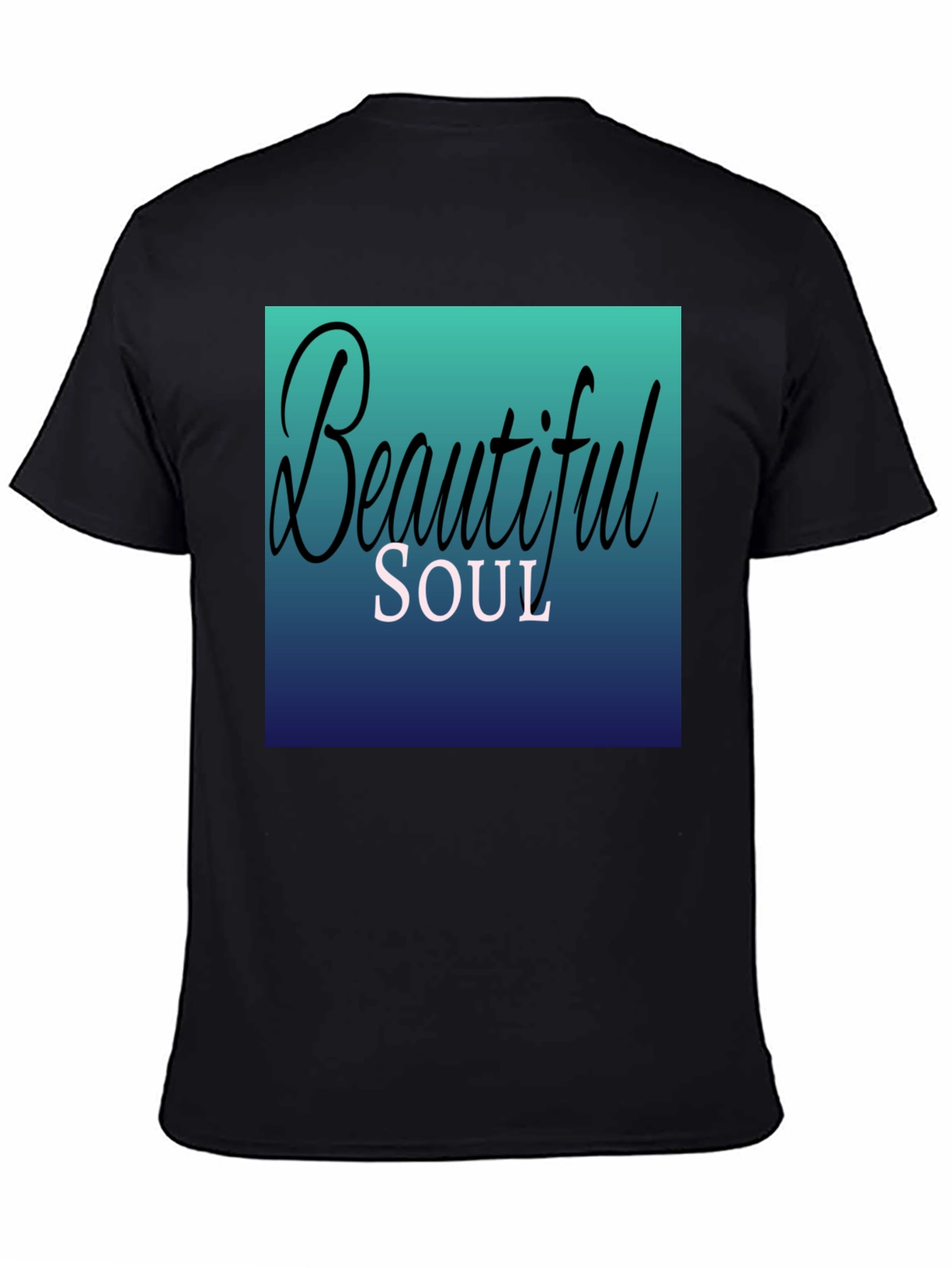 Black Beautiful Soul Graphic T-Shirt view 4