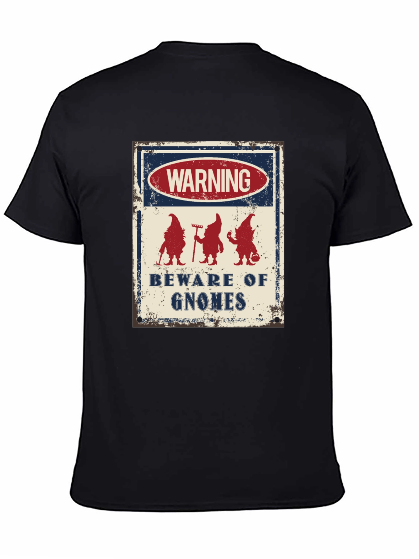 Beware of Gnomes Graphic Tee - 4
