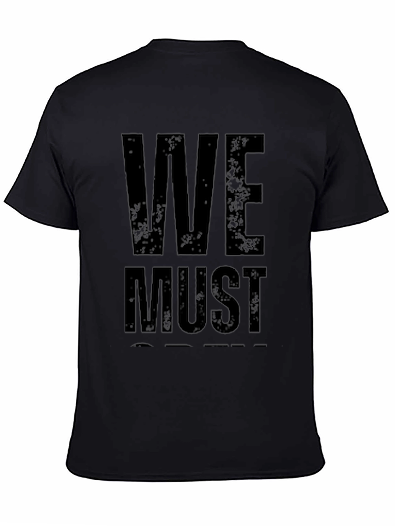 Black We Must Protect T-Shirt - Black Graphic Tee view 4