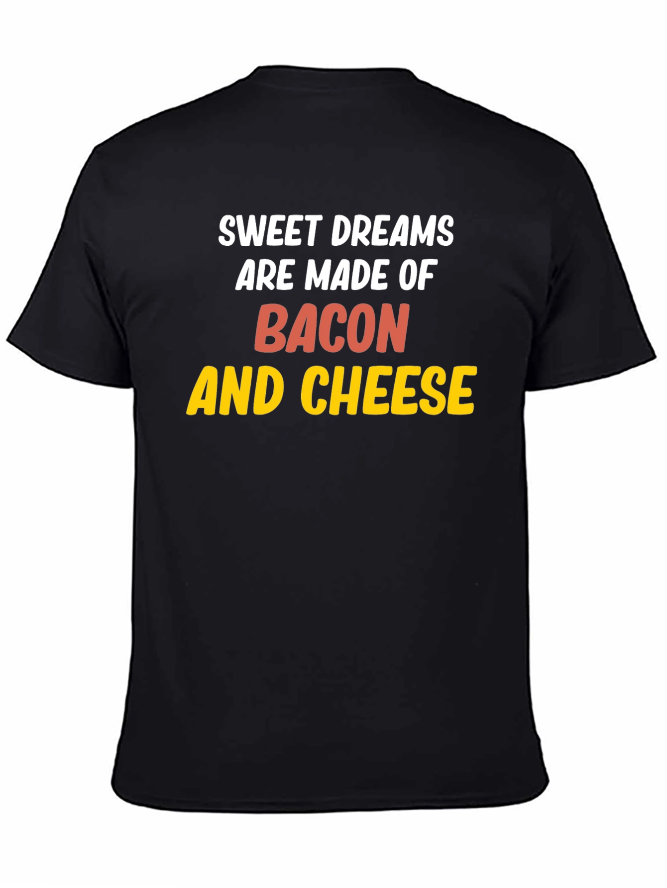 Black Sweet Dreams Bacon & Cheese Graphic Tee view 4