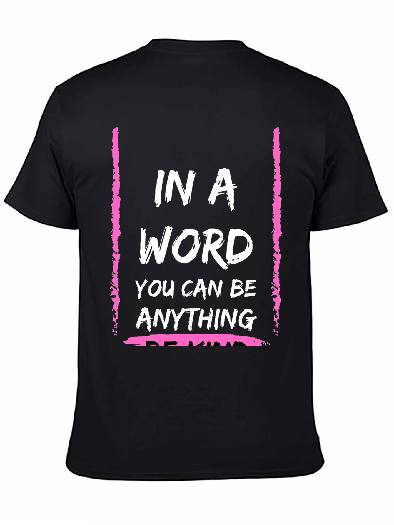 Black In A World Be Kind Graphic Tee view 4