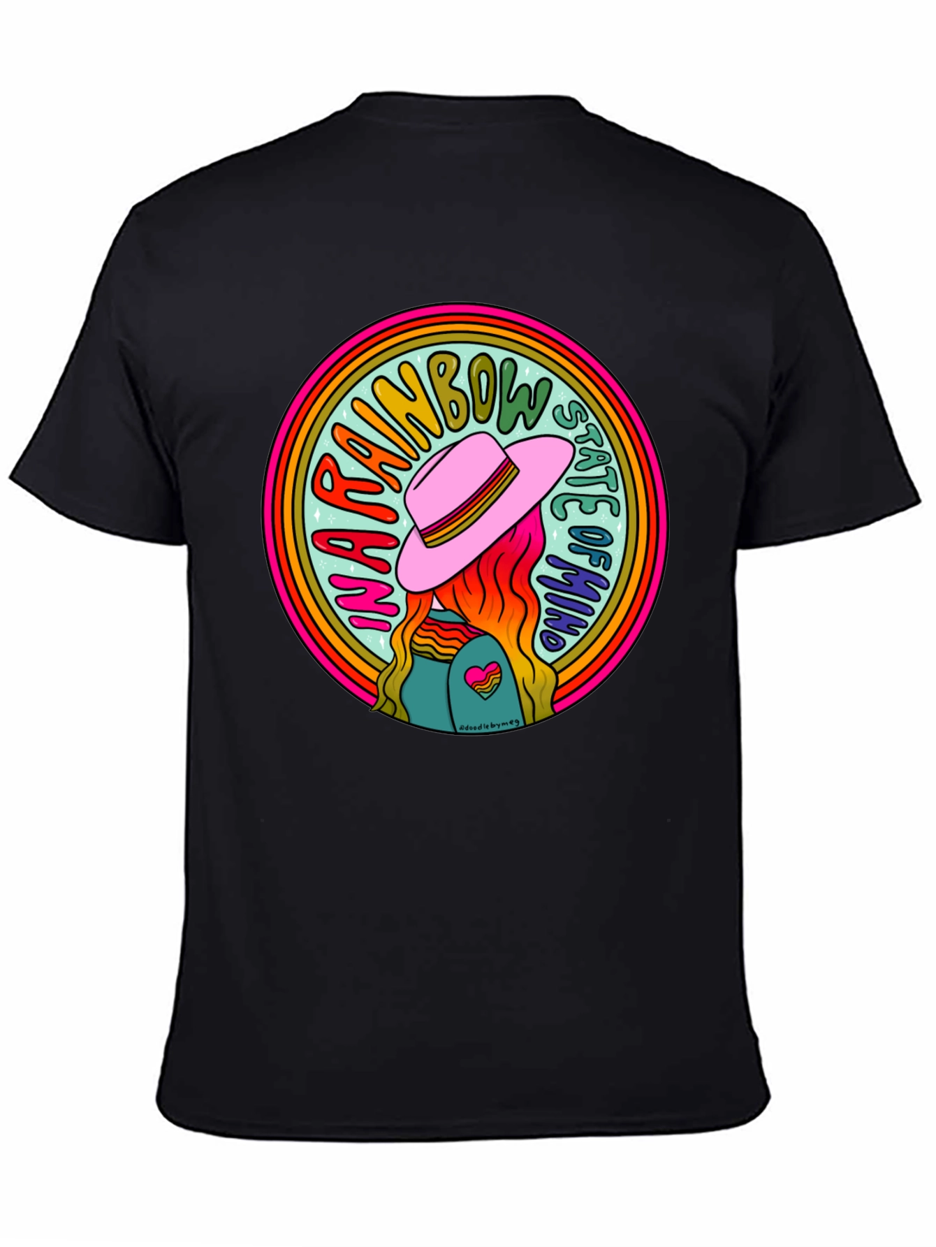 Rainbow State of Mind Graphic Tee - Unisex - 4