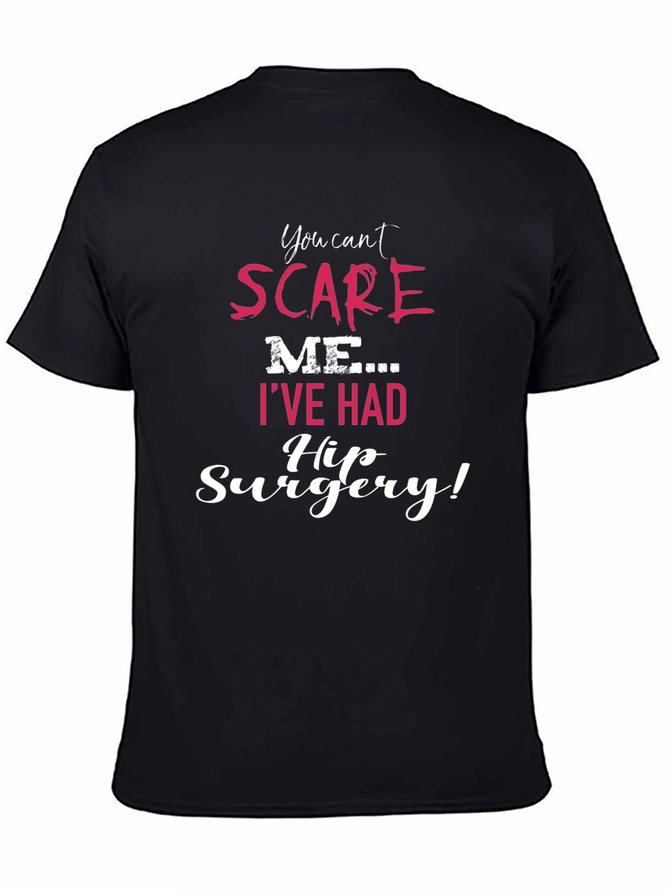 Black Funny Hip Surgery Recovery T-Shirt view 4
