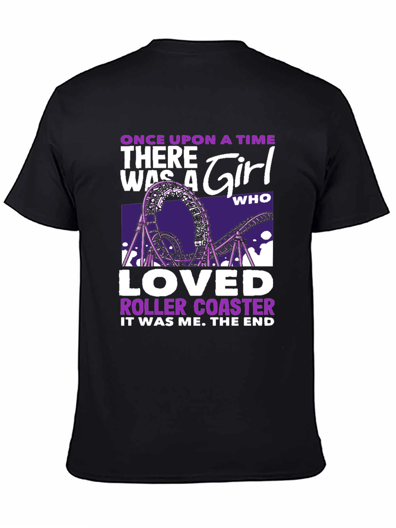 Black Roller Coaster Lover T-Shirt - Once Upon a Time view 4