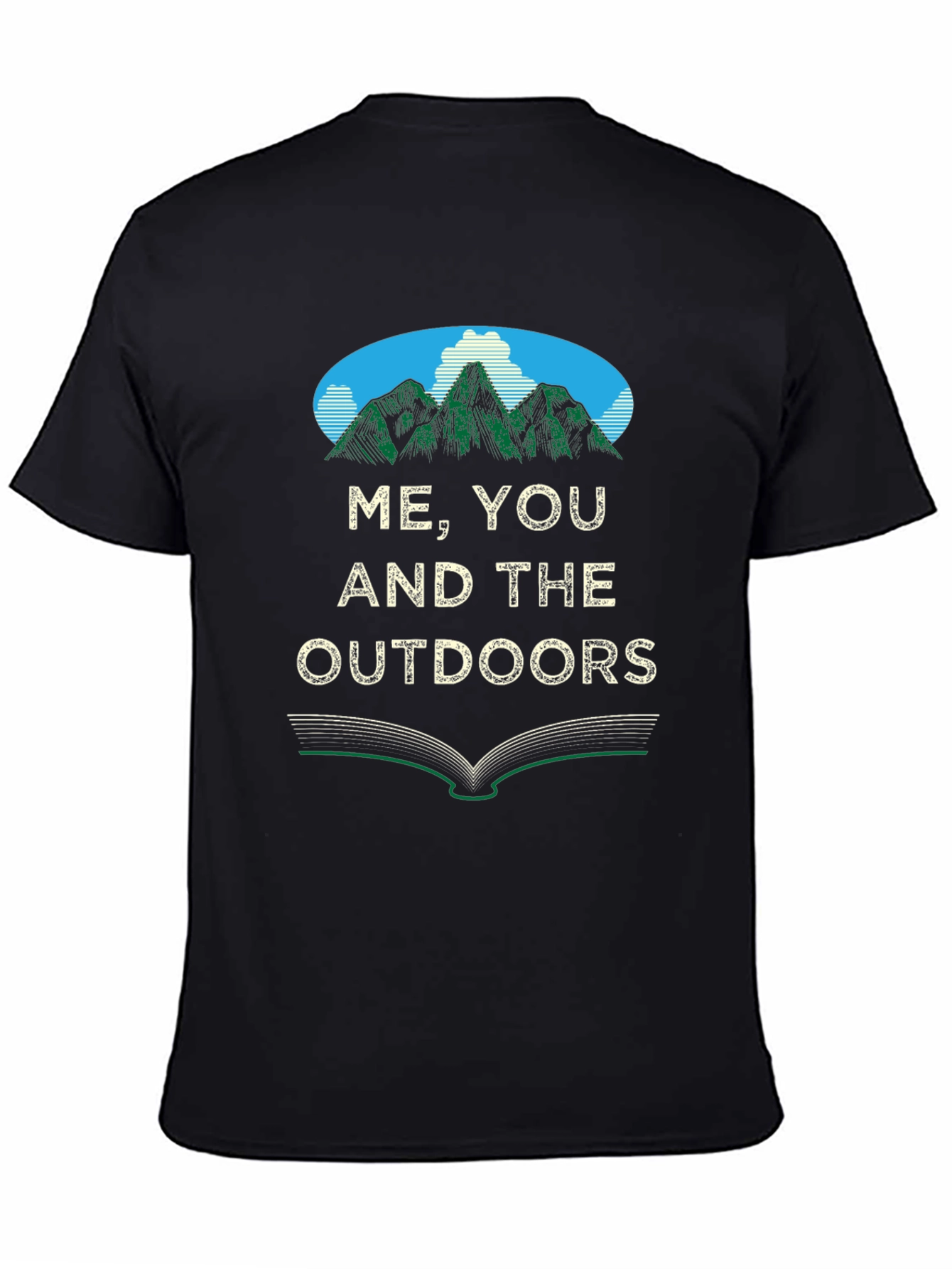 Black Me, You & The Outdoors T-Shirt - Nature Lover's Tee view 4