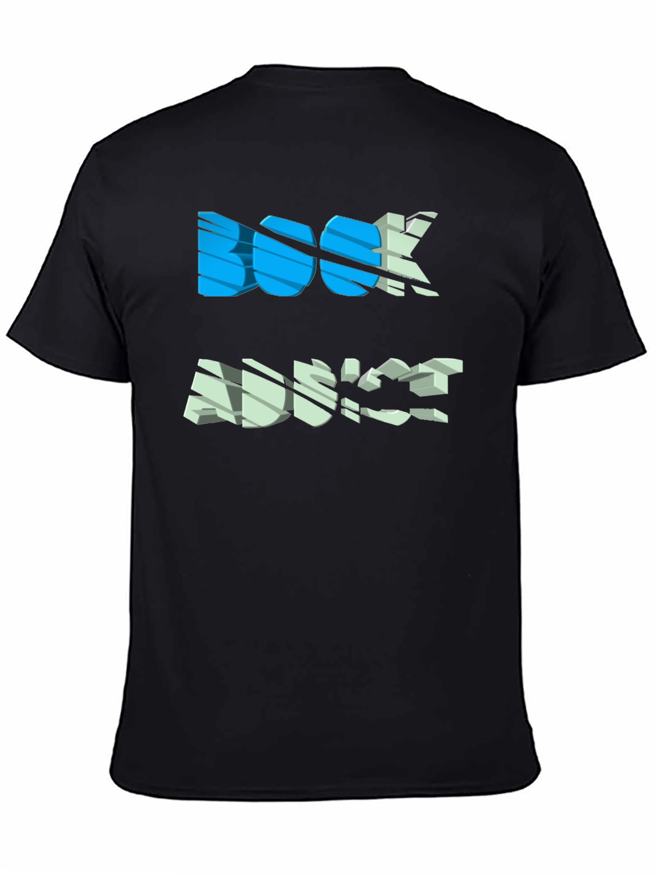 Black Book Advice Graphic Tee - Casual Black T-Shirt view 4