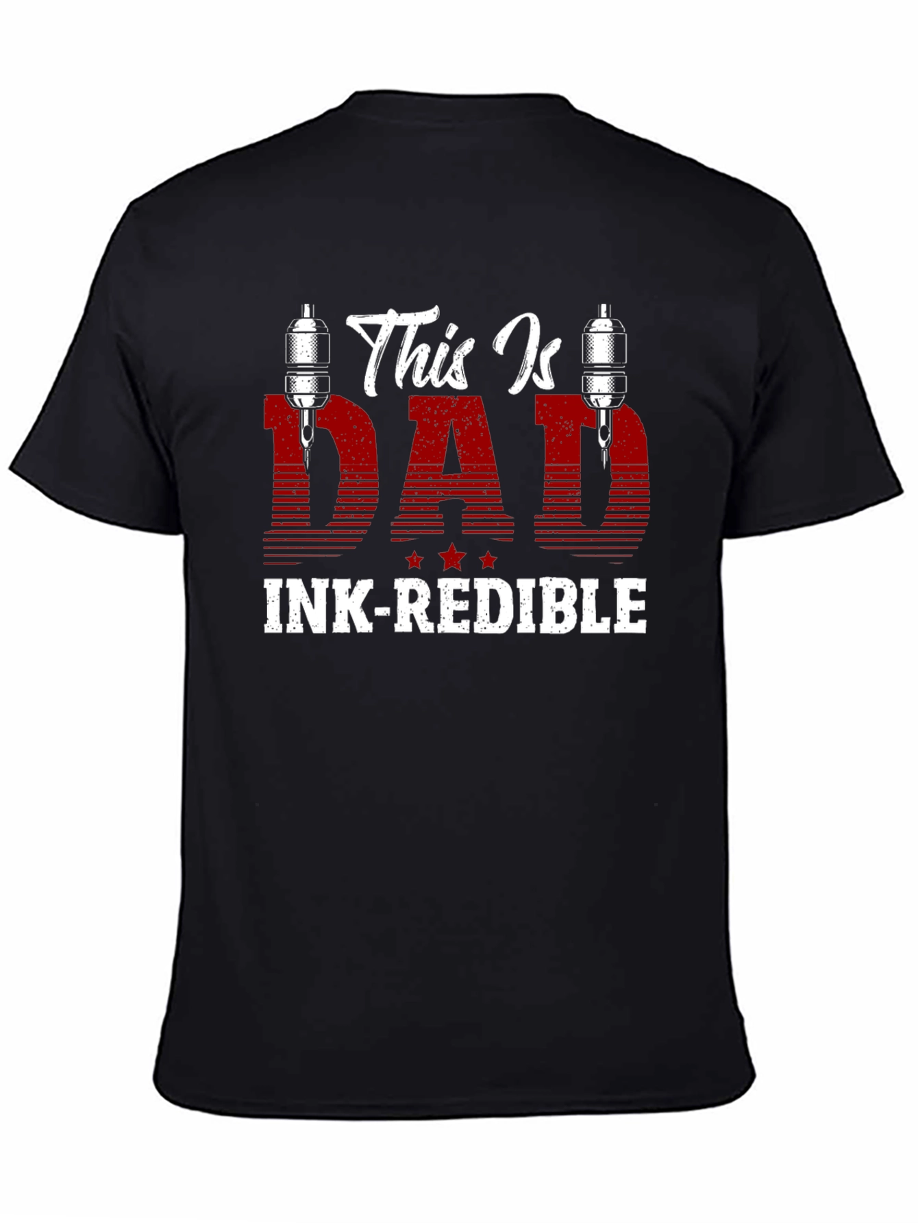 Black Ink-redible Dad T-Shirt view 4