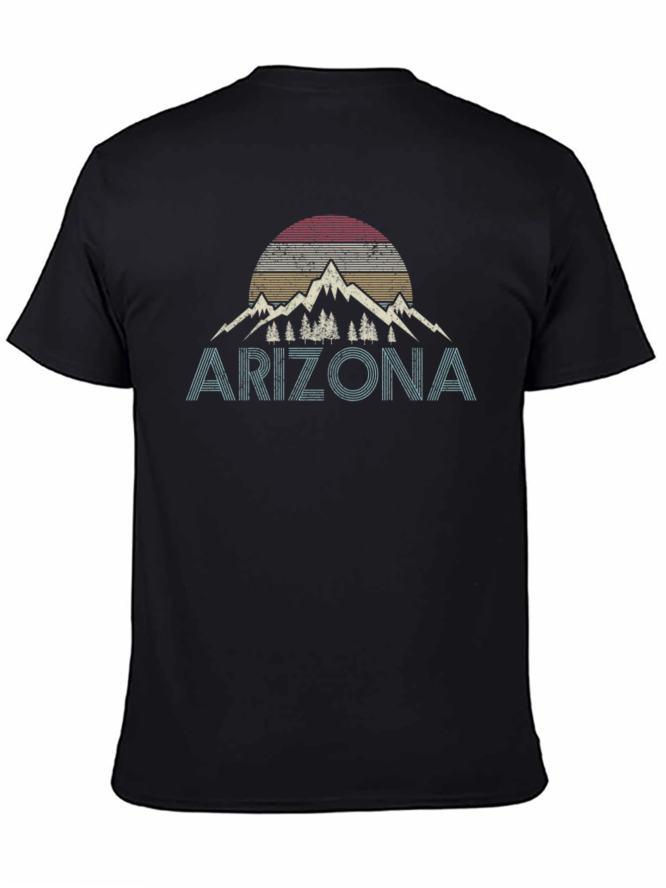 Black Vintage Arizona Graphic Tee view 4