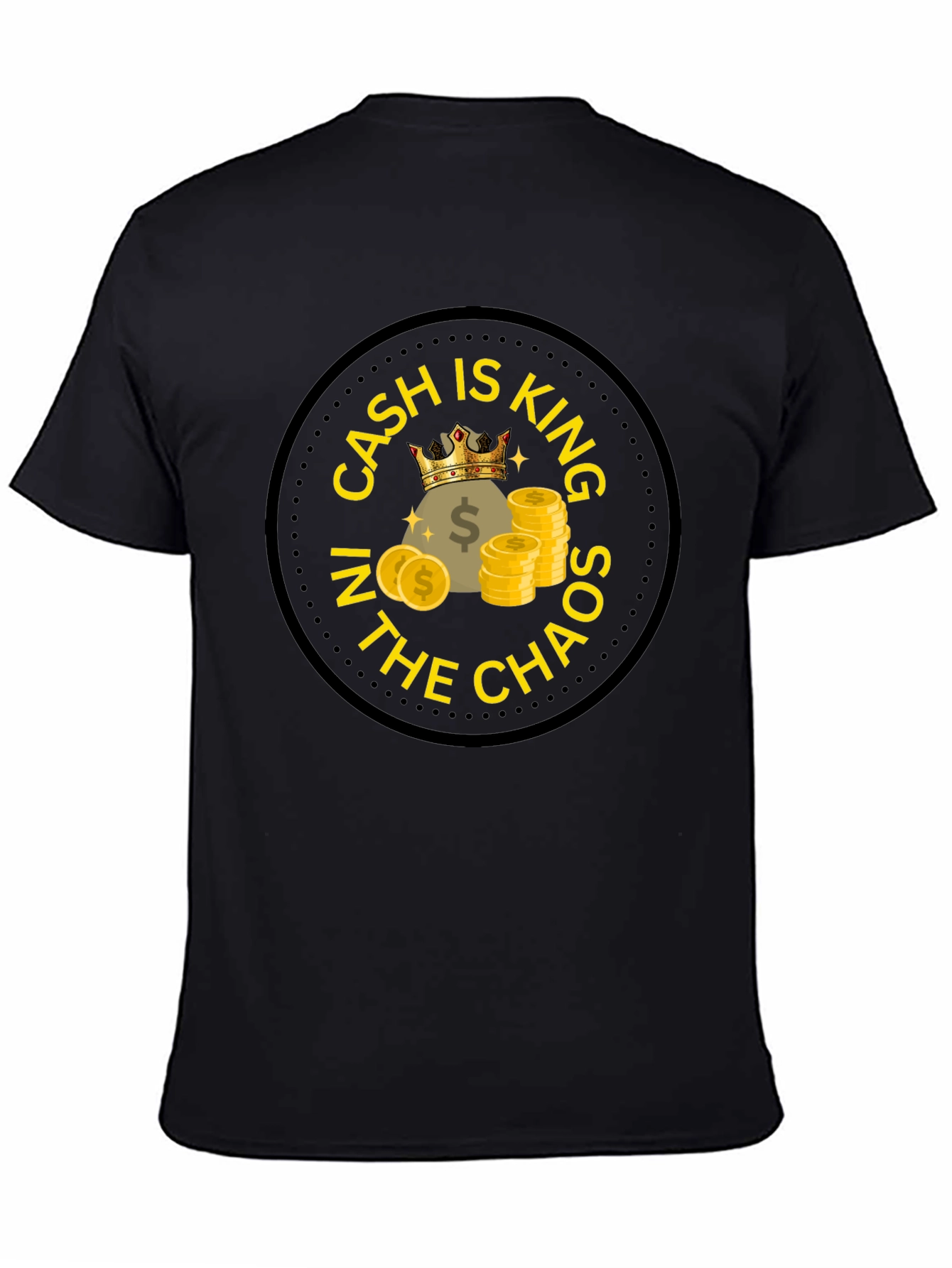 Black Cash is King T-Shirt view 4
