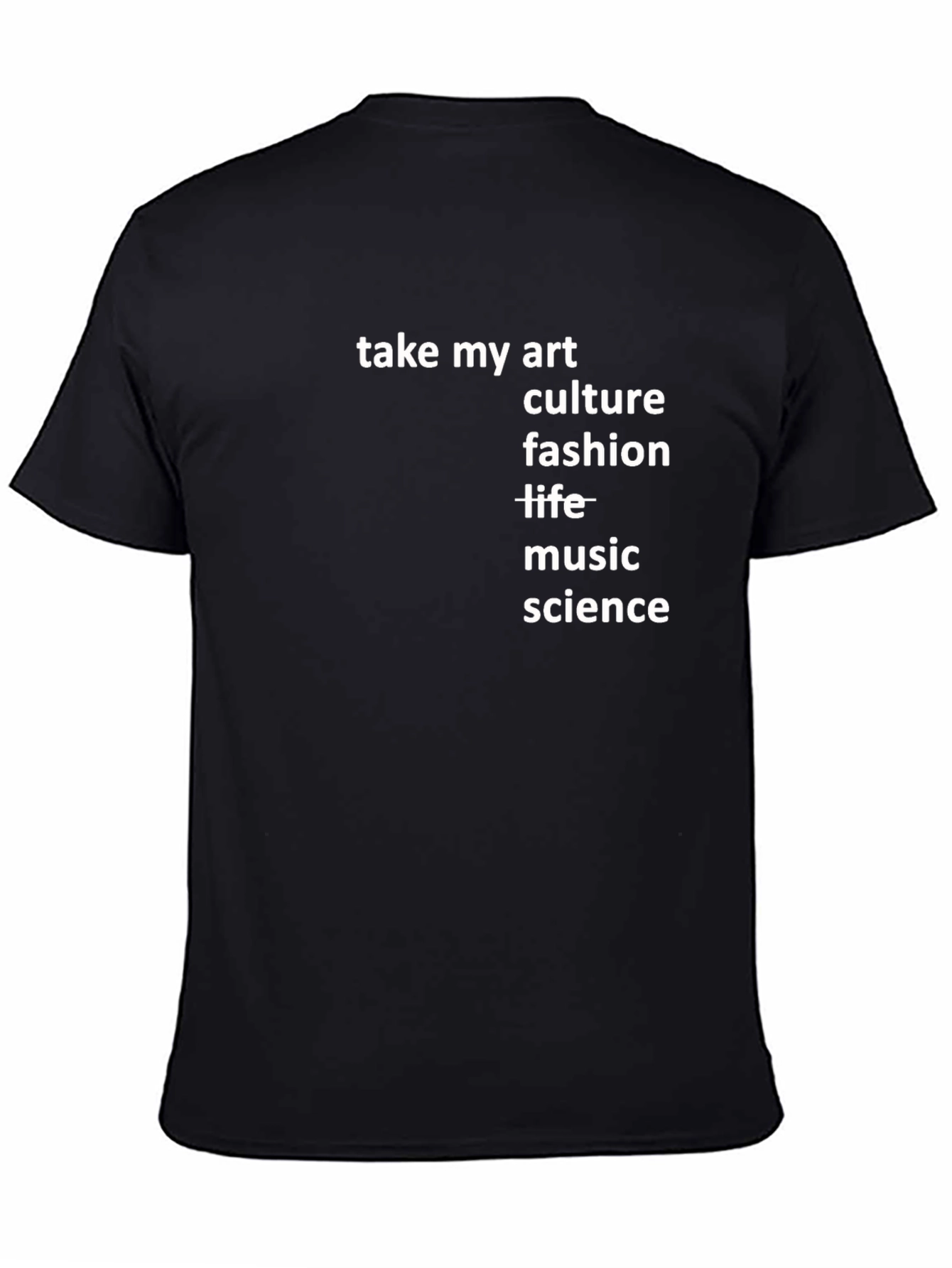 Black Art, Culture, Science T-Shirt - Stylish Design view 4
