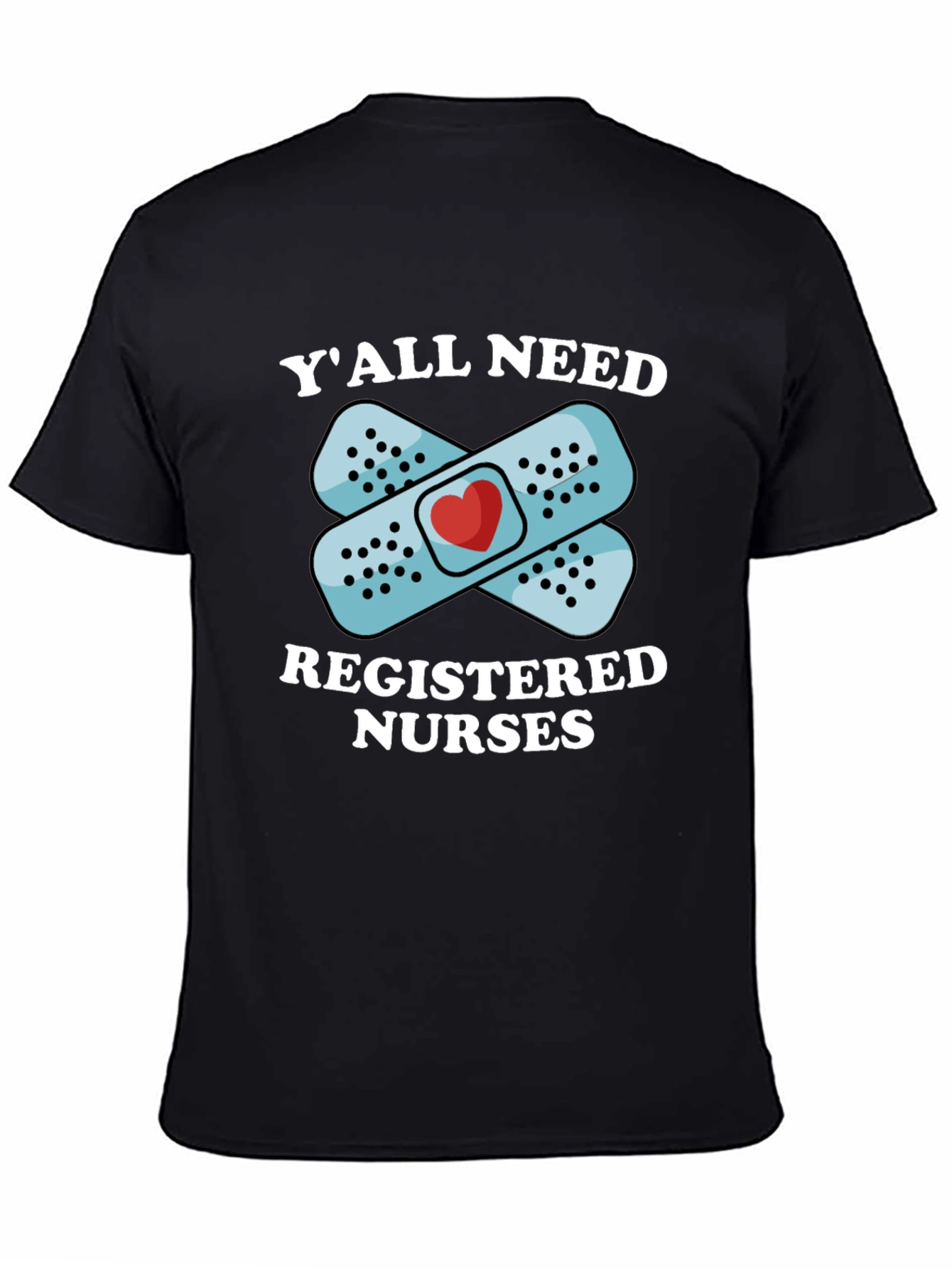 Black Y'all Need Registered Nurses T-Shirt view 4