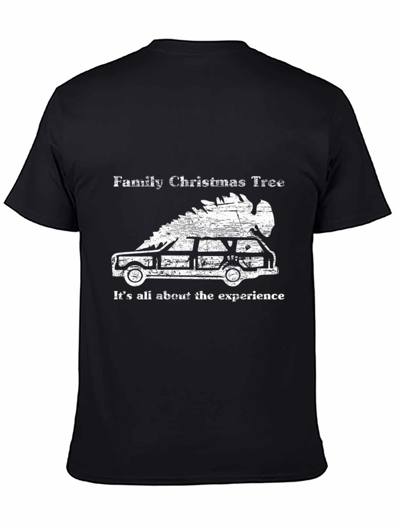 Family Christmas Tree Car T-Shirt - Holiday Fun - 4