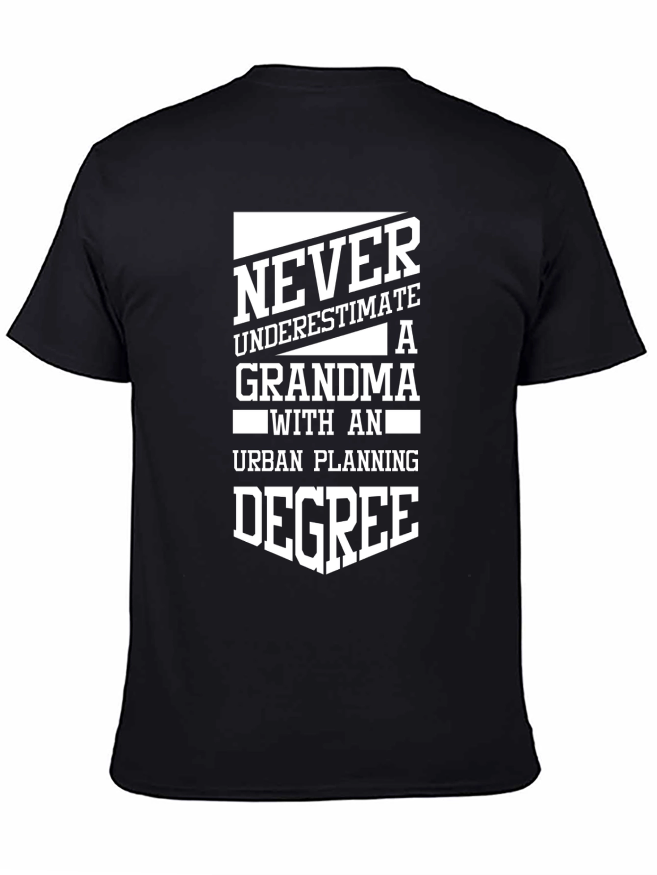 Black Never Underestimate Grandma T-Shirt view 4