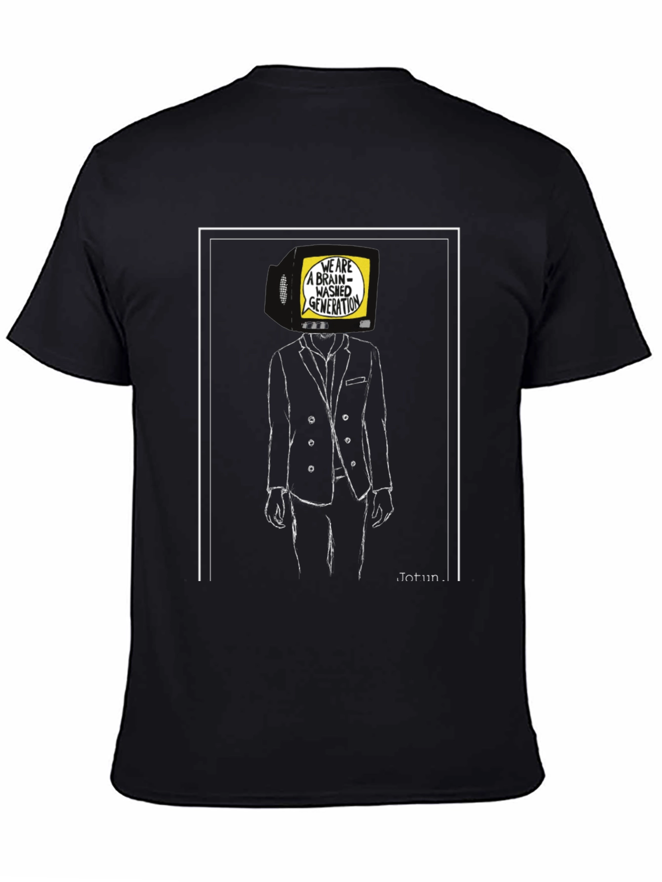 Black Brainwashed Generation Graphic T-Shirt view 4