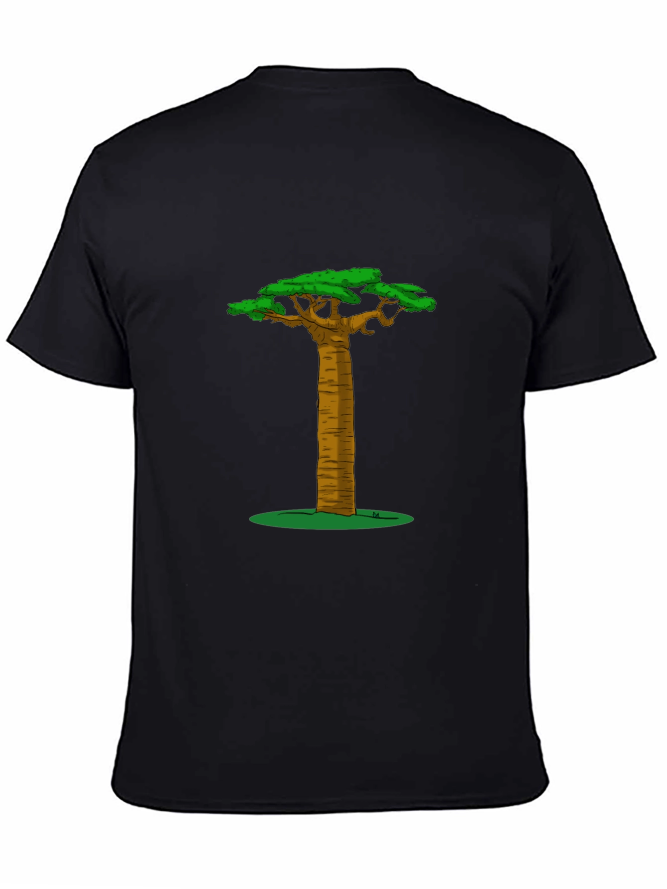 Black Baobab Tree Graphic Tee - Unique Style view 4