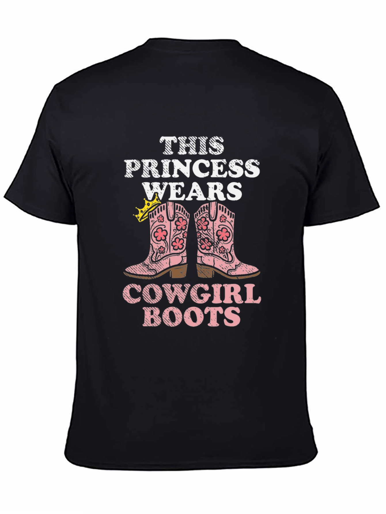Princess Cowgirl Boots T-Shirt - 4