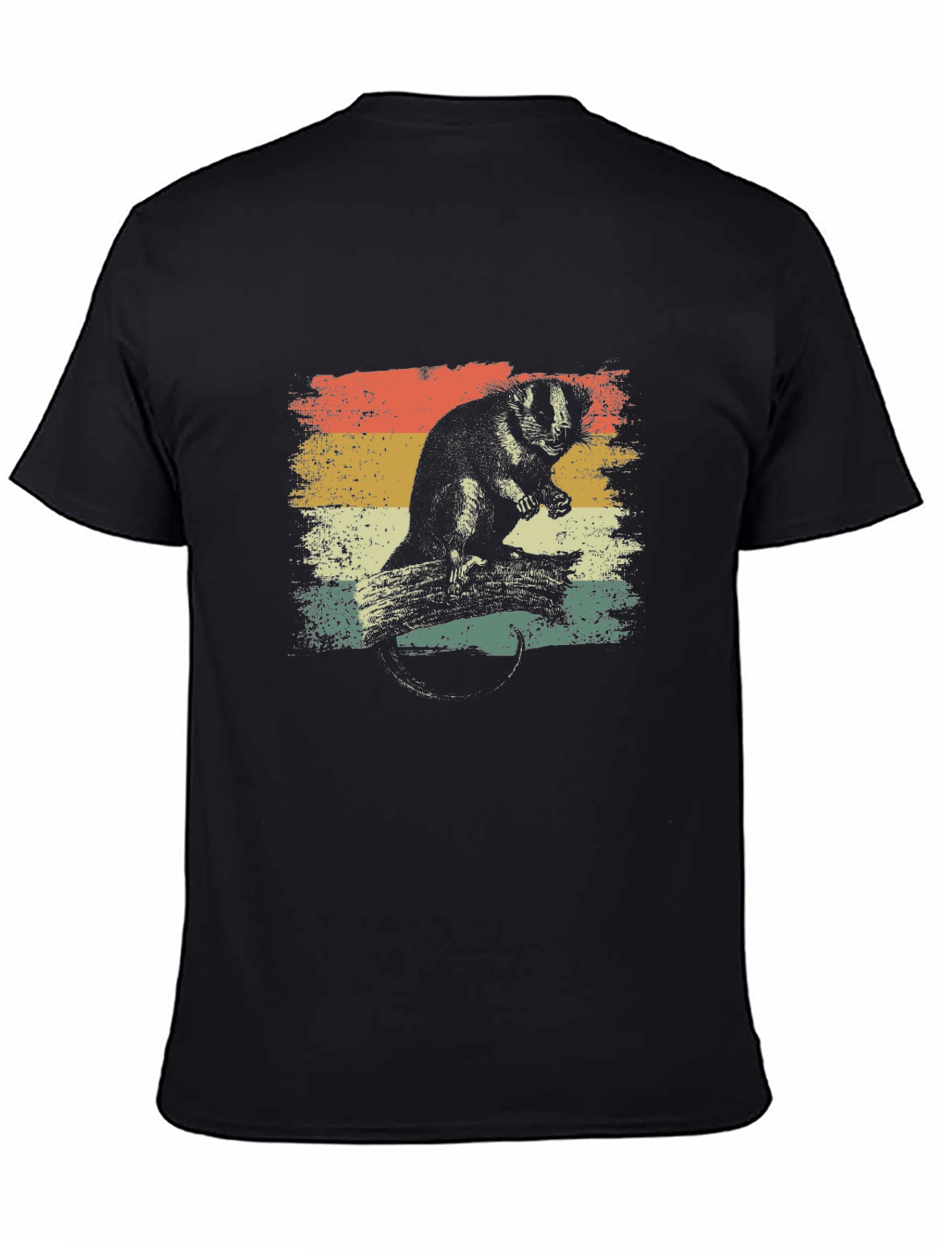 Black Vintage Badger Graphic T-Shirt view 4