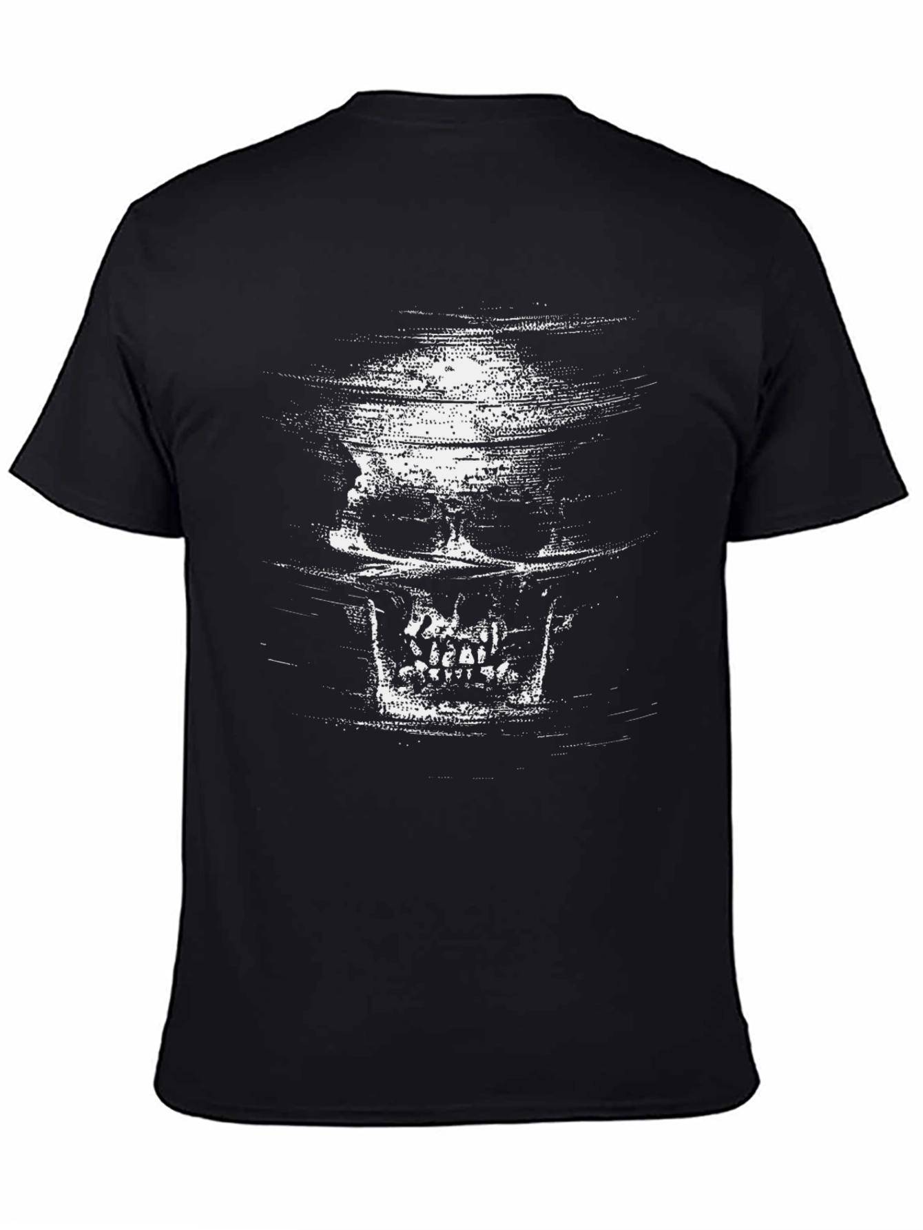 Skull Graphic Black T-Shirt - Edgy Style - 4
