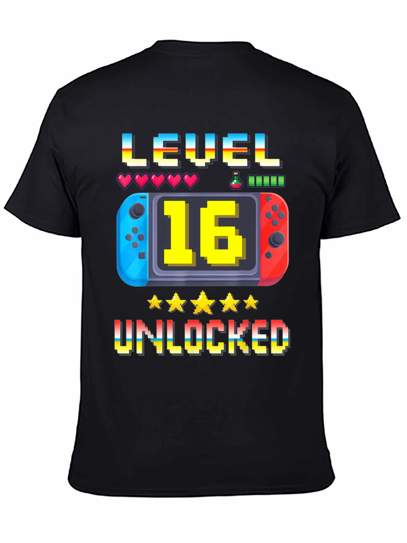 Black Level 16 Unlocked Graphic Tee view 4