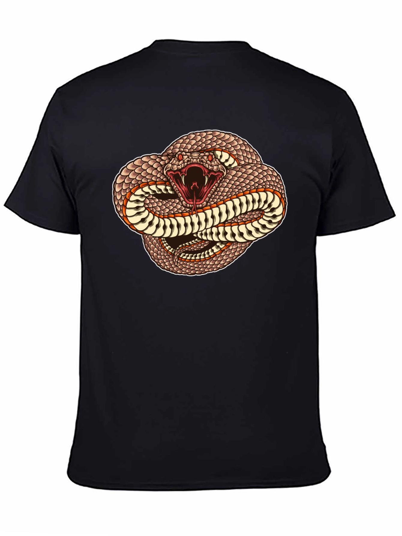 Black Snake Graphic T-Shirt - Black view 4