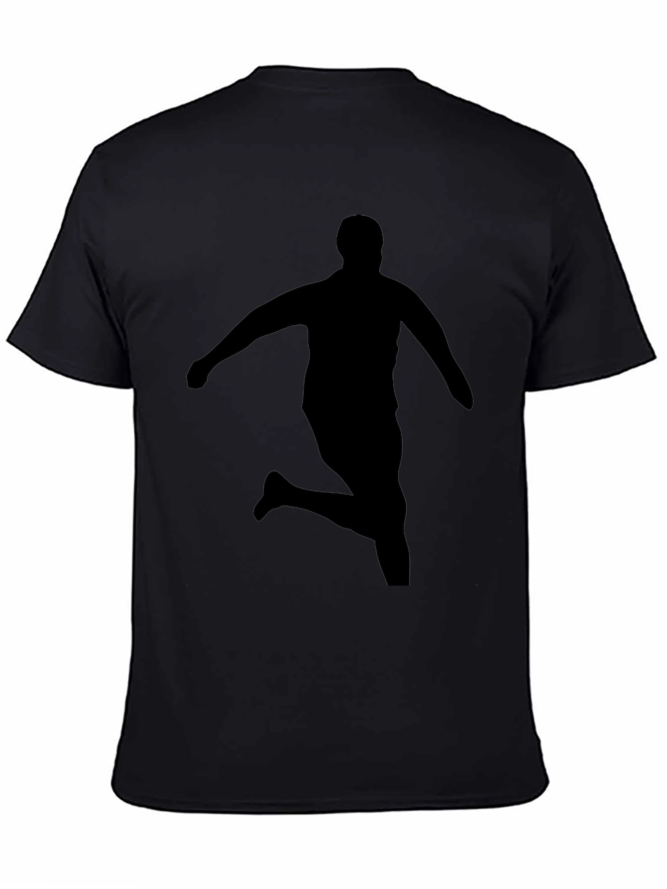 Black Silhouette Runner Black T-Shirt view 4