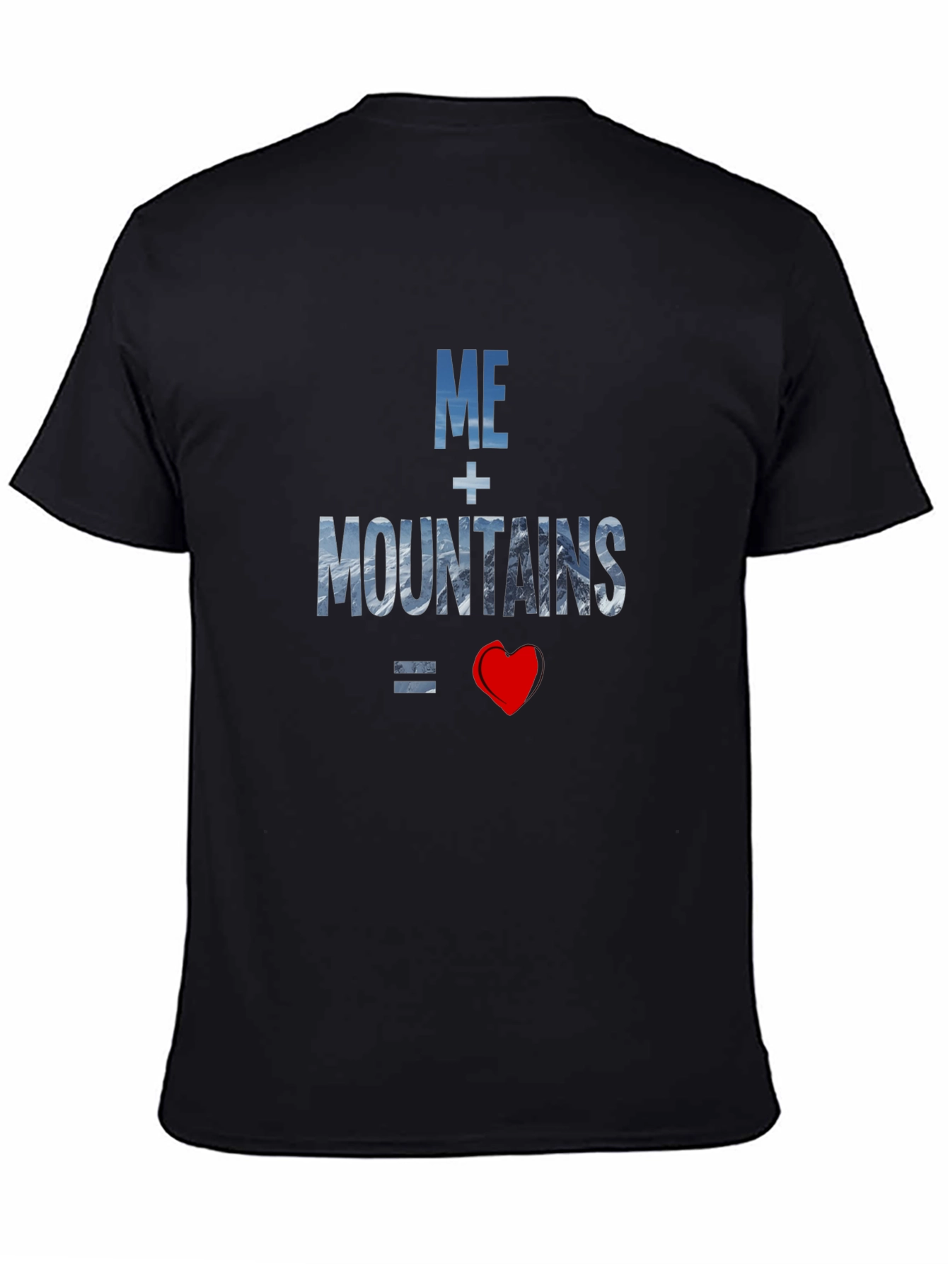 Black Me + Mountains = Love Graphic Tee view 4